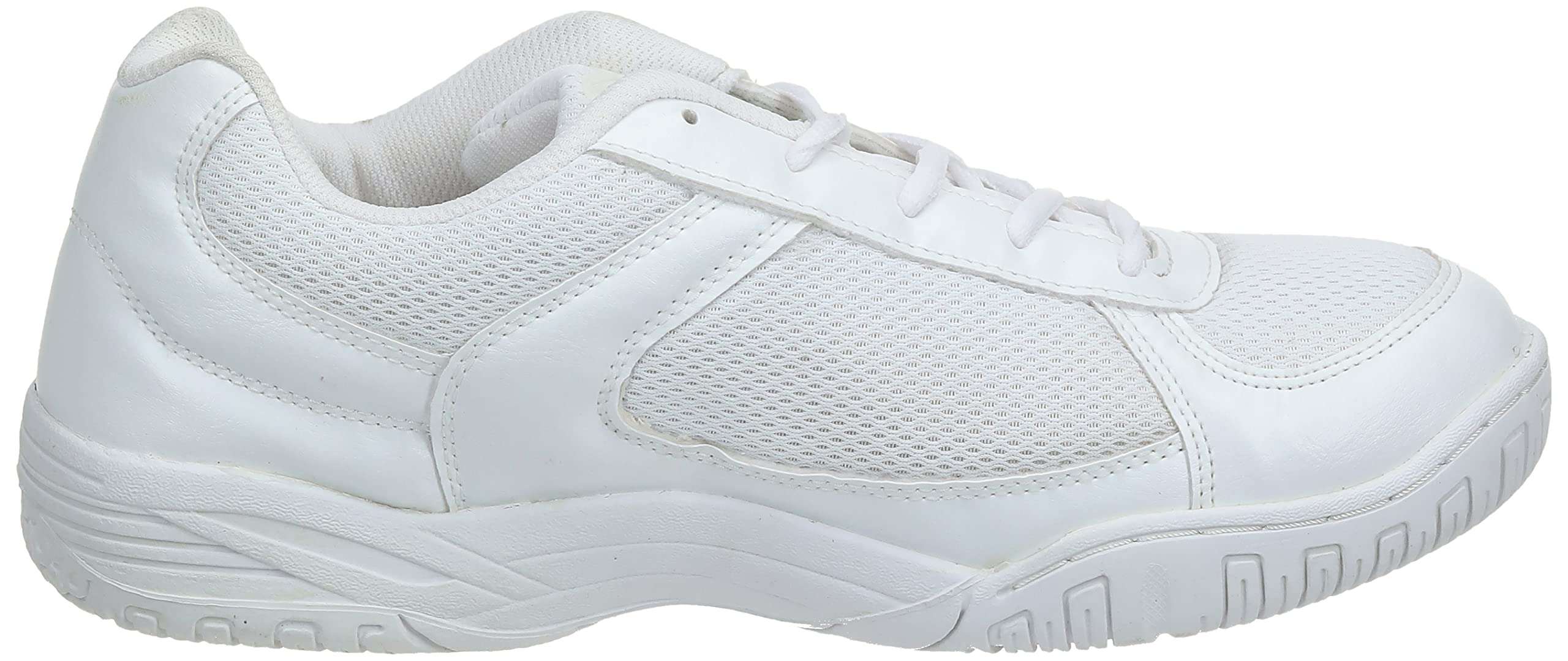 Nivia School Shoe for Kids/Durable/Anti-Skid/MESH with Superlight Lightweight Formal Shoe- SIZE-06 (White) 5