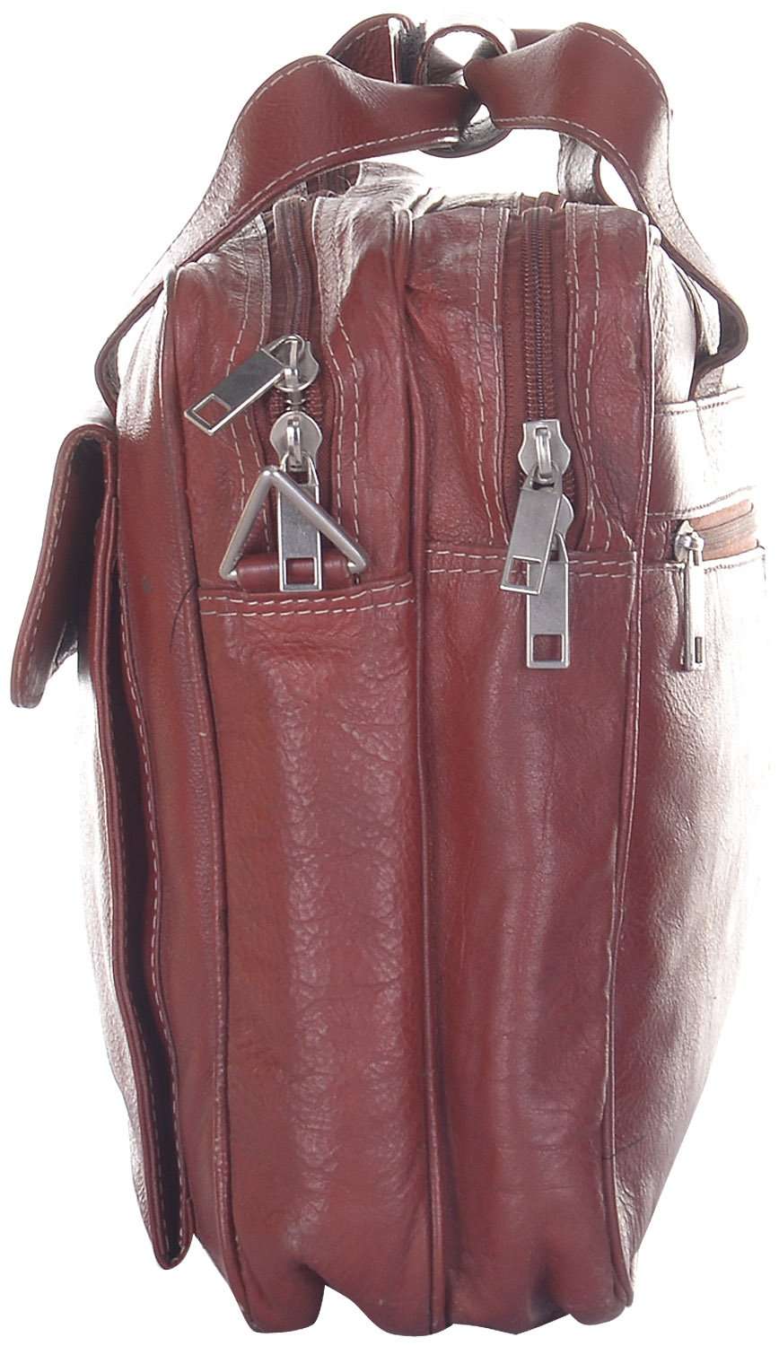 Leatherman Leather Tan Laptop Bag 4