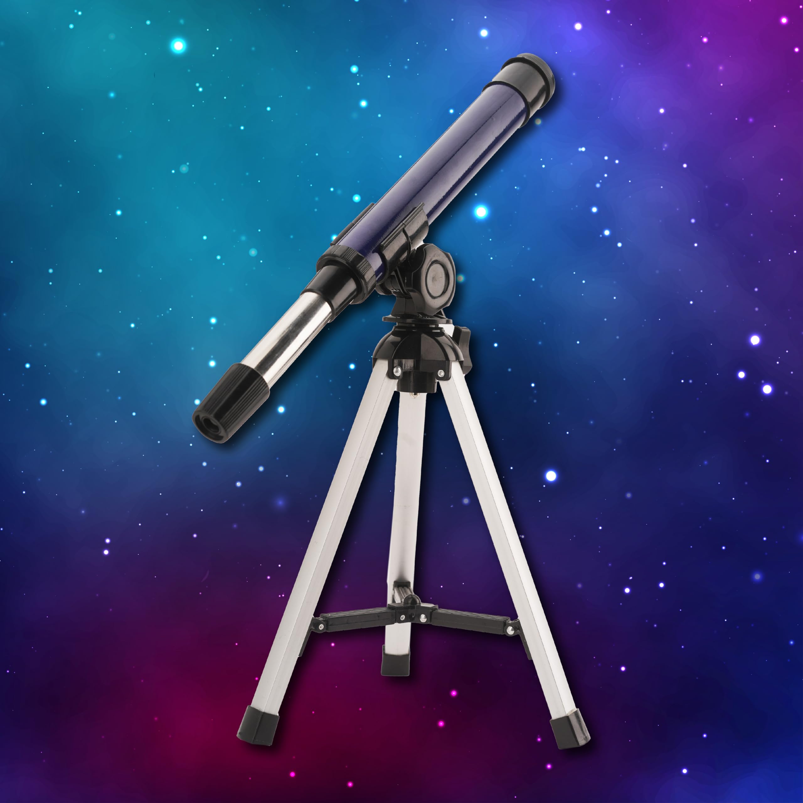 ToyMagic Telescope 300 30|Lightweight Beginner's Telescope with 30x Magnification|Easy Setup with Tabletop Tripod for Terrestrial Observation | Ideal for Kids and Adults Exploring Nature and Astronomy