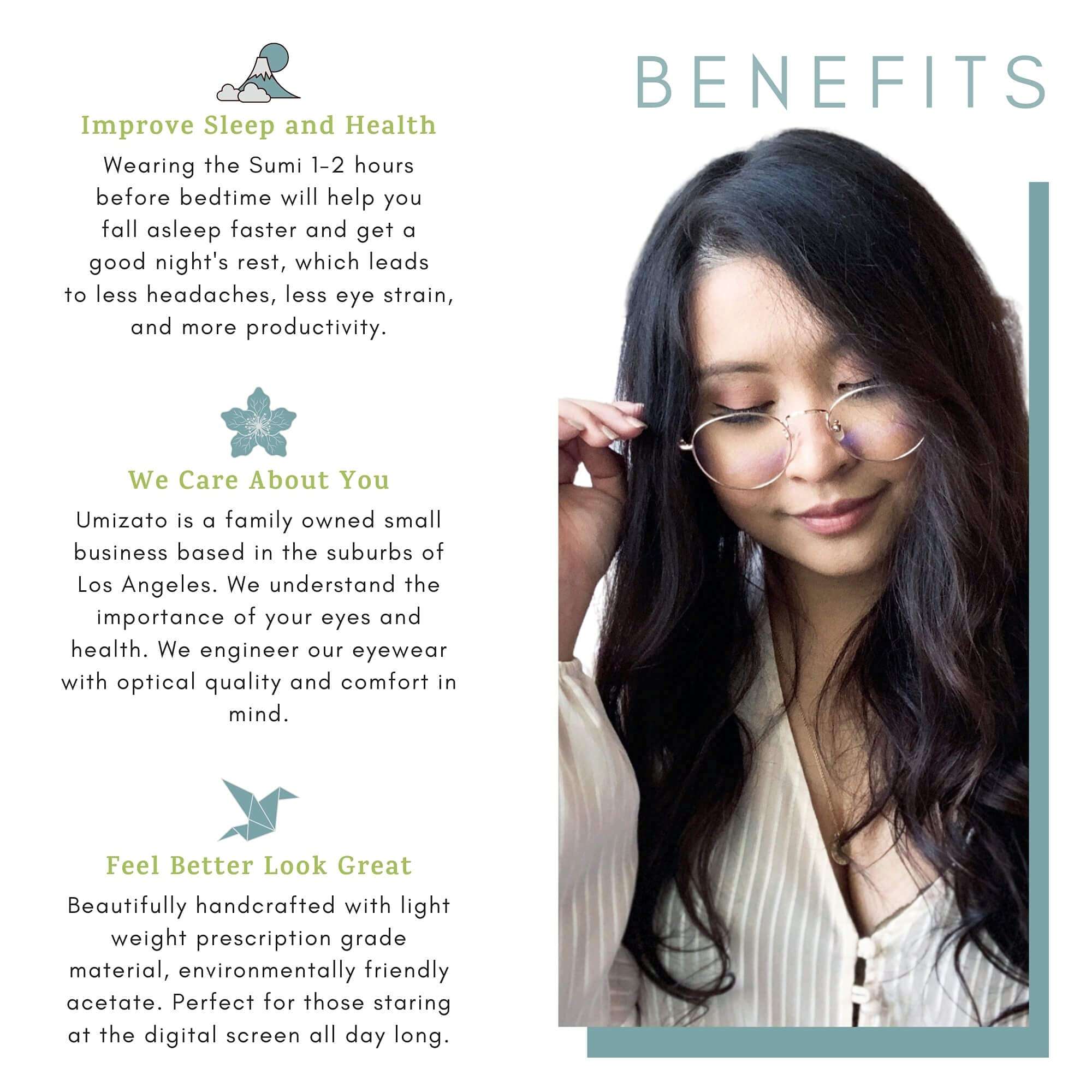 Umizato Classic Stainless Steel Round Blue Light Glasses - Flexible Corrosion Resistance, Blue Blockers Glasses, Circle Wire Womens and Mens Blue Light Glasses Metal Frame (SUMI in Antique Silver) 2