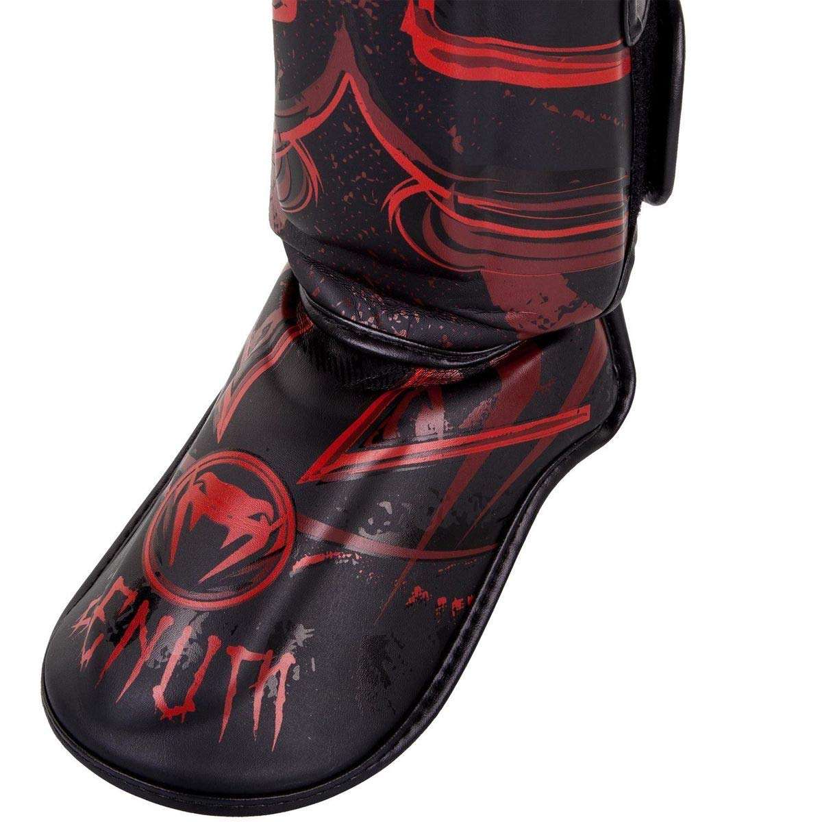 Venum Gladiator 3.0 Shin Guards - Black/Red - M 4