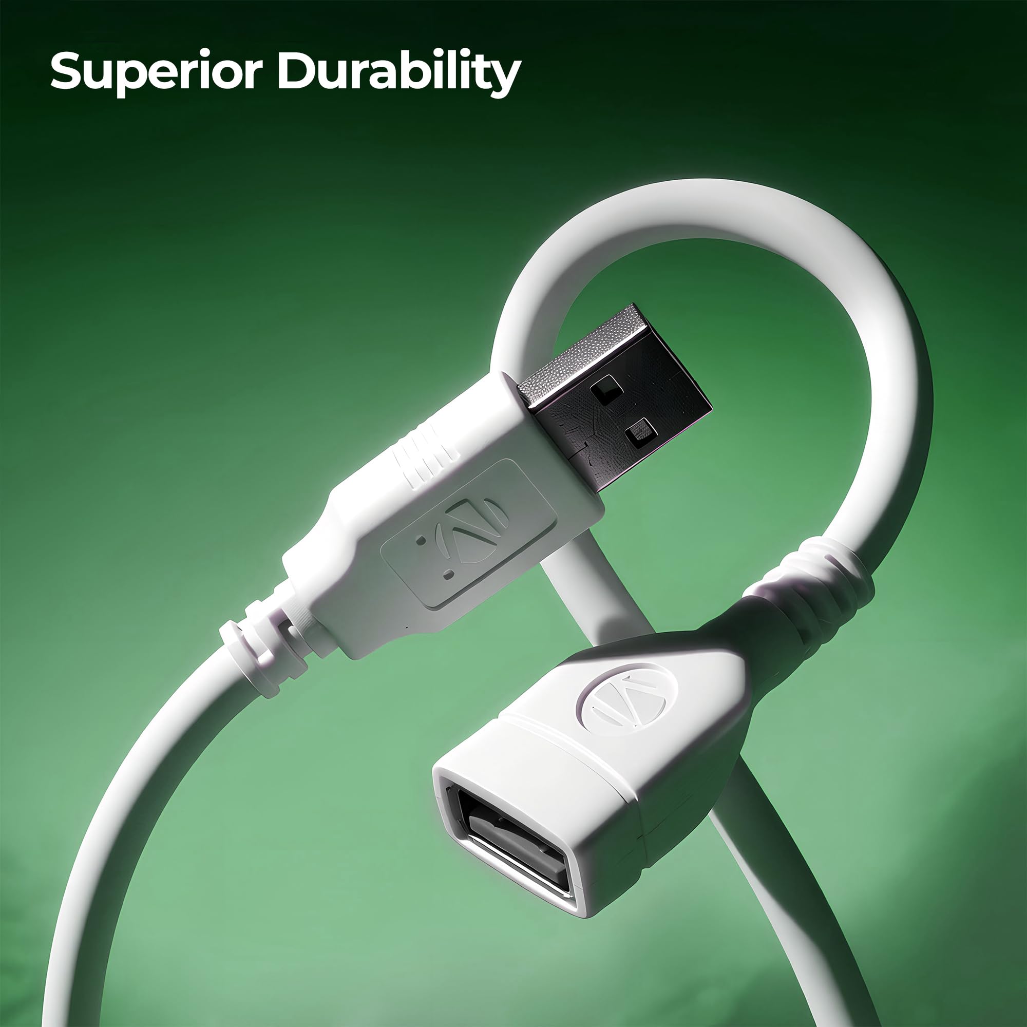 Zebronics USB Extension Cable, 3 Meter Length, 480Mbps Data Transfer, Full Copper Core, Nickel-Plated Connectors, Durable Build, For TV, Laptop, PC, Hard Drive, Gamepad (UEC30) 6