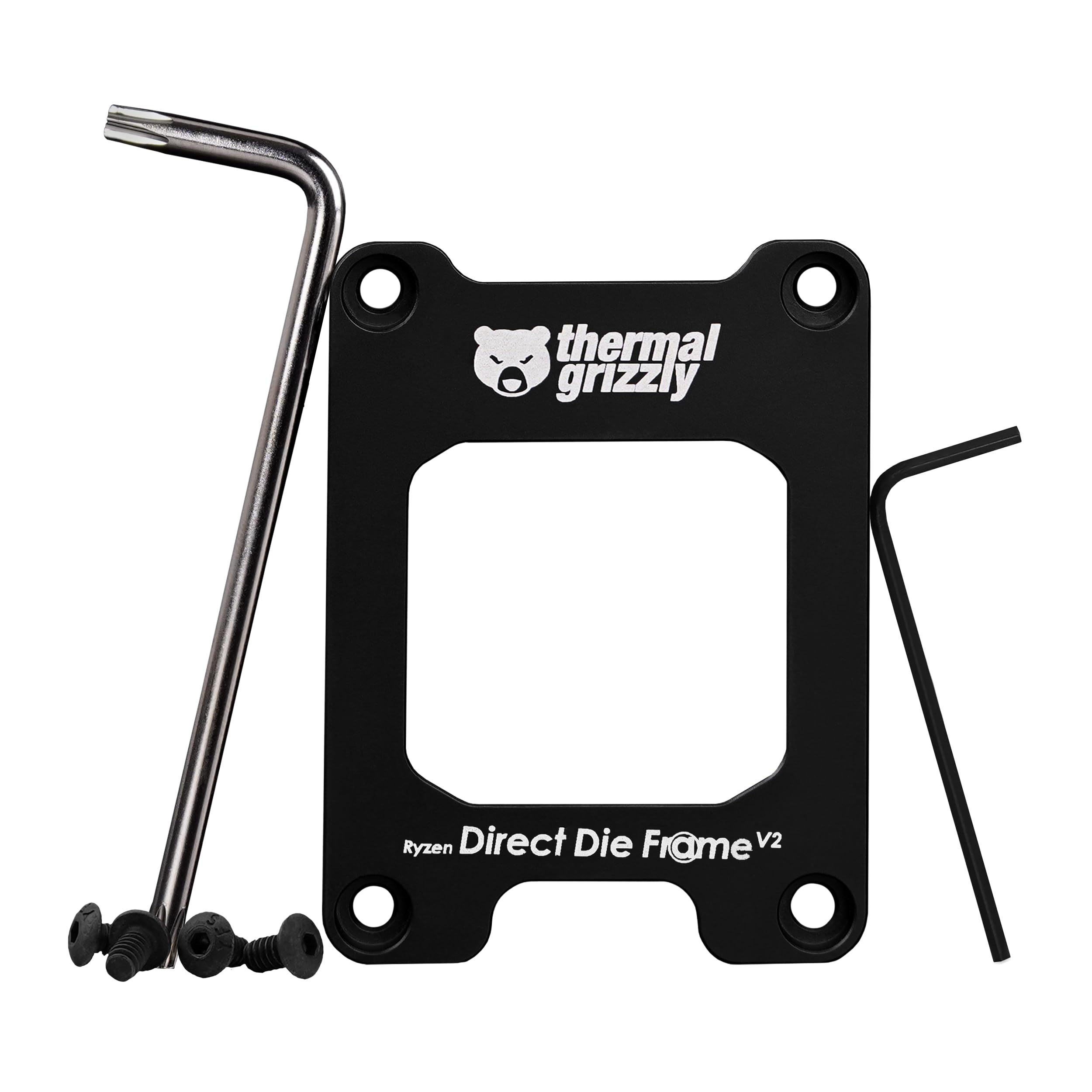 Thermal Grizzly - Direct Die Frame Ryzen 7000 V2 - Increased Compatibility - for Mounting Ryzen 7000 CPU Processors without The Integrated Heatspreader - Significantly Lowers Operating Temperatures 5