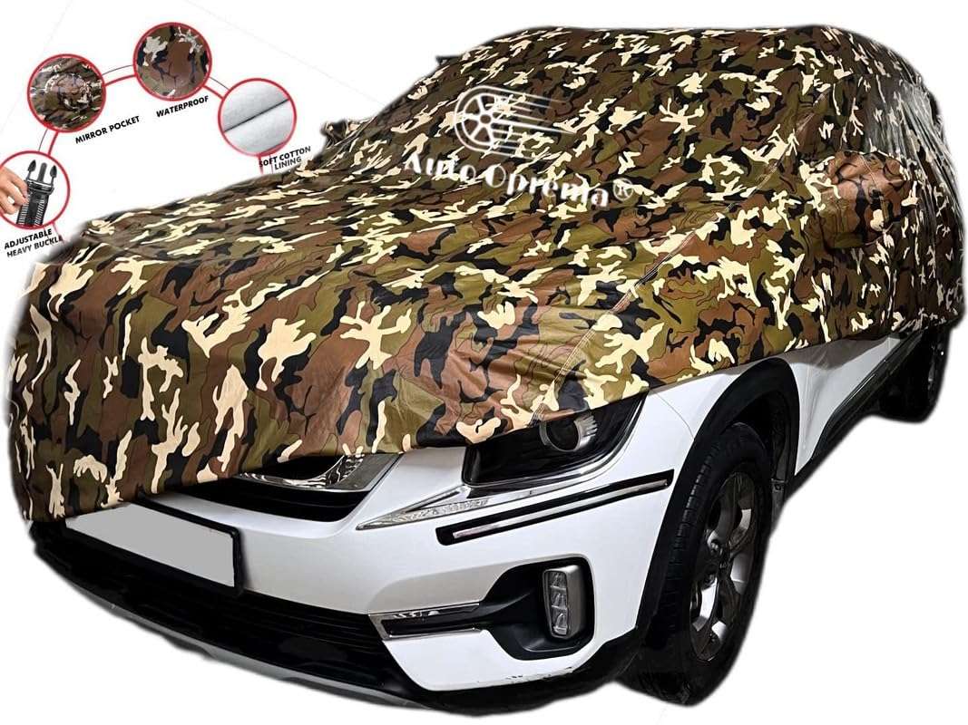 Auto Oprema® Hyundai Verna Fludic Blue Army Car Body Cover, Bumper to Bumper Accurately. 1