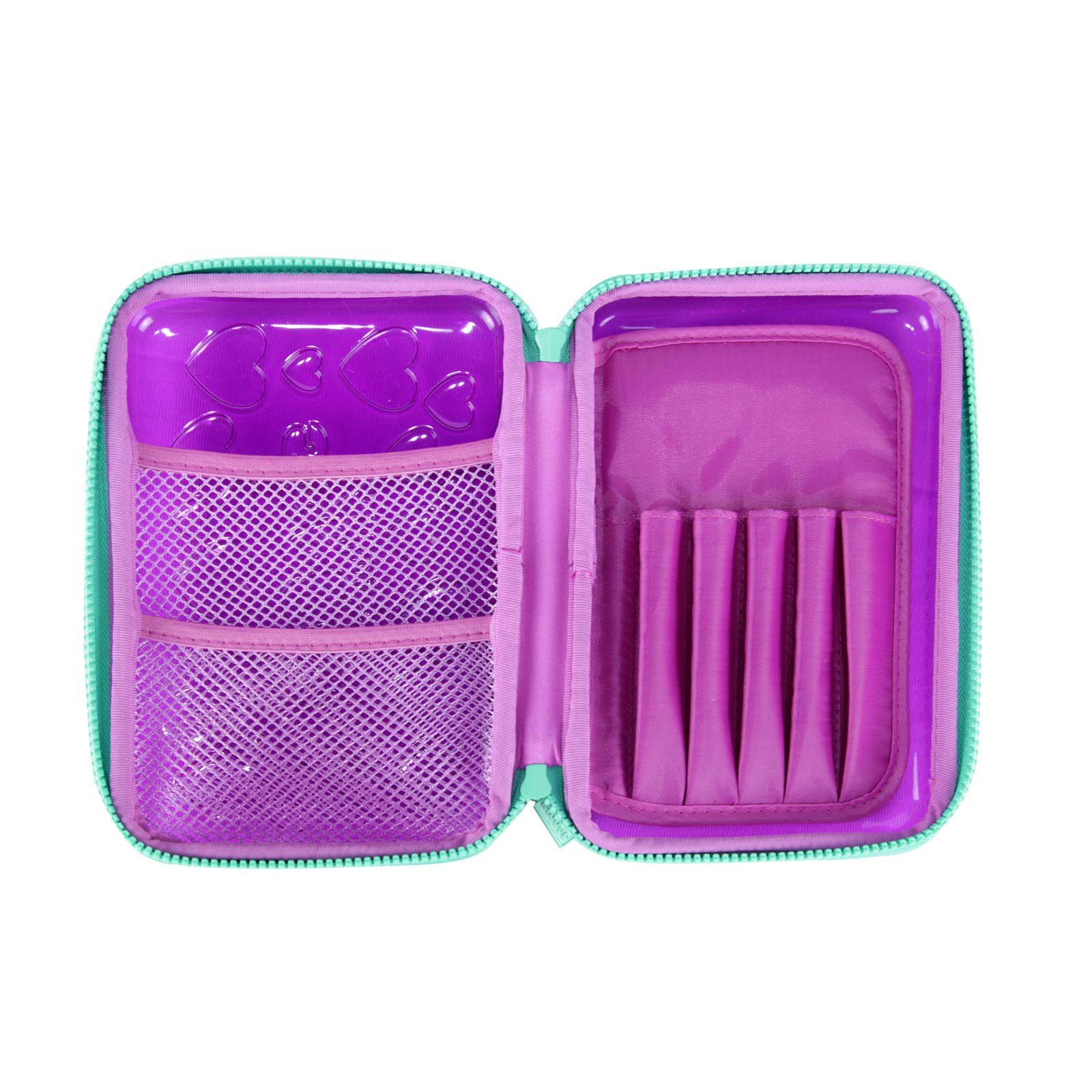 Smily Kiddos | Smily PVC Pencil Case (Purple) | kids & School Pencil Case | Kids Pencil Box | Compass Box | Pencil Box for Kids | Hardtop Pencil Box | Purple Pencil Case 6