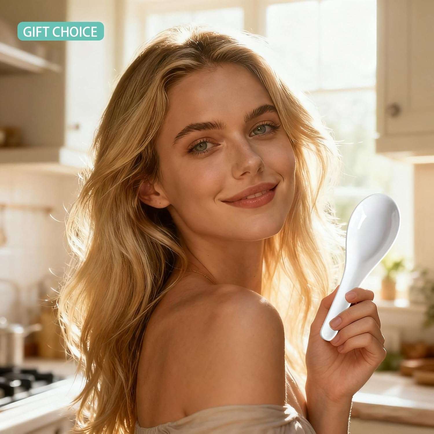 ZXORC Asian Ceramic Soup Spoons Set of 6 | Premium White Chinese Style Ceramic Spoons for Soup, Ramen, Pho, Noodles & Rice | Durable, Heat-Resistant Serving Spoons for Home, Kitchen & Restaurant Use 4