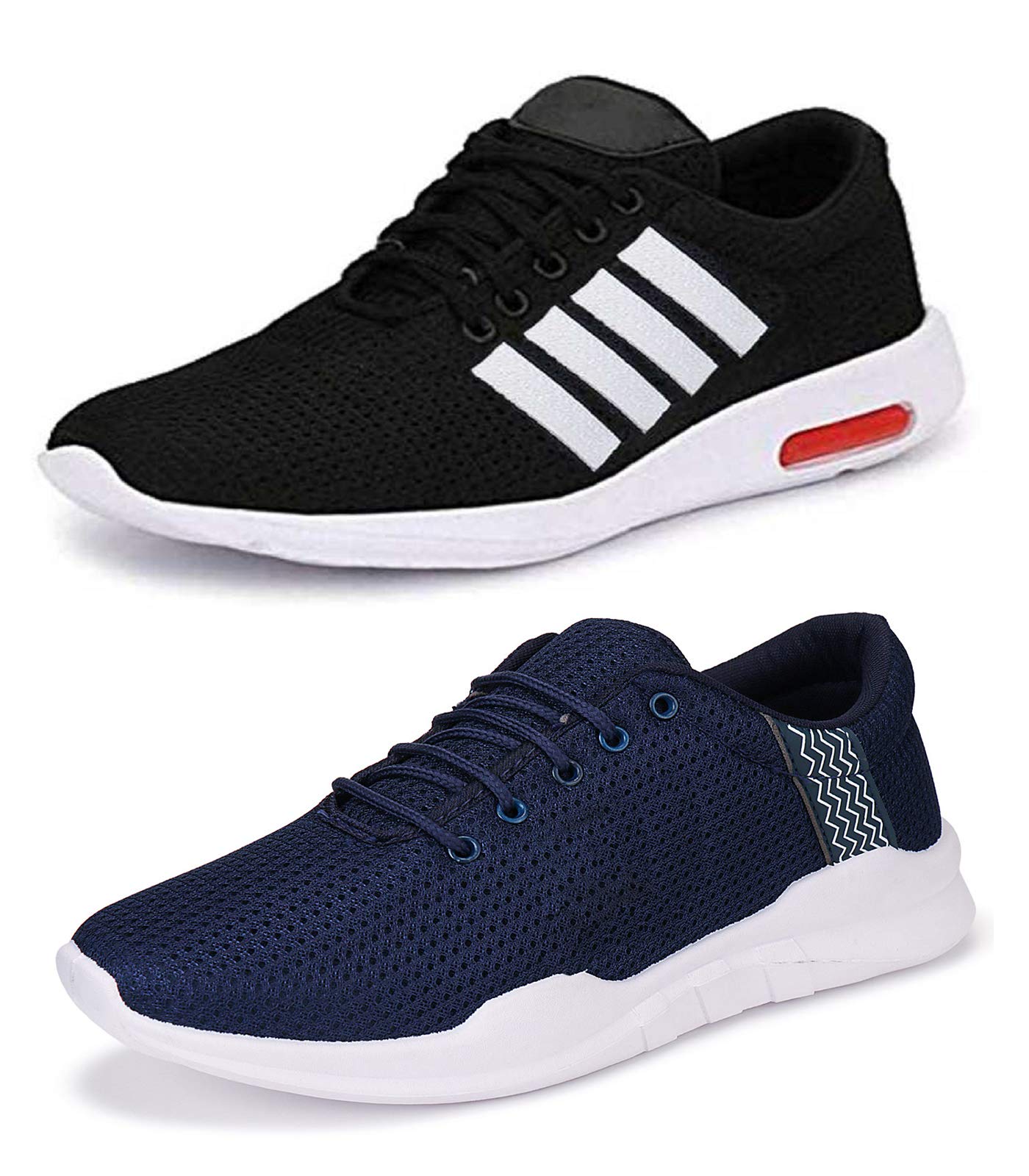 Shoefly Men Multicolour Exclusive Range of Casual Sports Running Shoes-Pack of 2 (Combo-(2)-9063-9170) 1