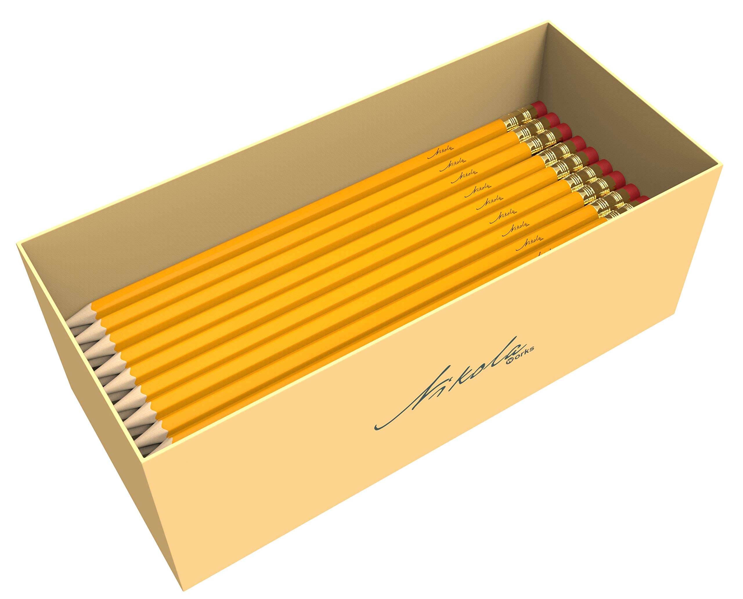 Bulk Premium Pre-Sharpened Wood Cased #2 HB Pencils 650 Pack 5