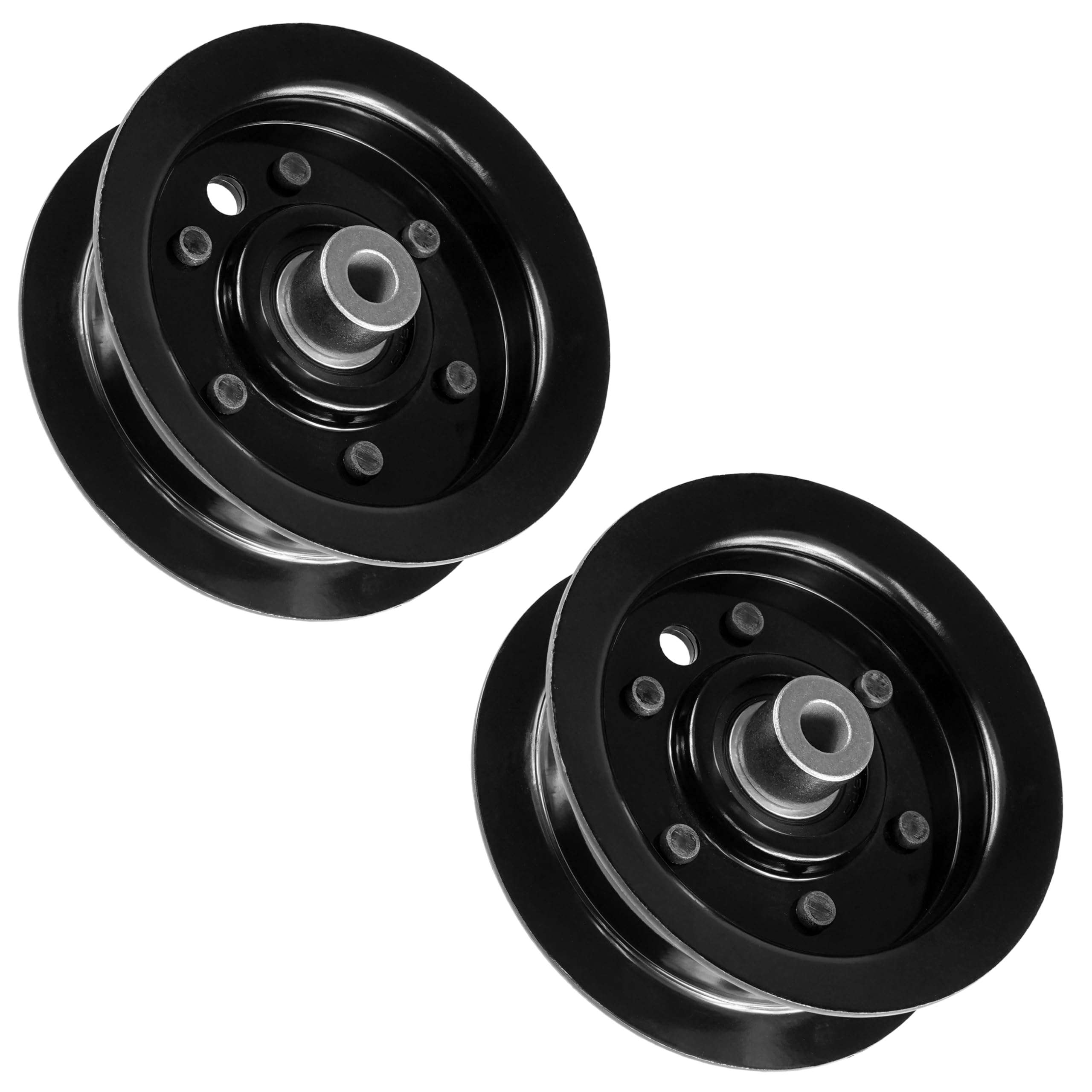 Caltric 2 Flat Idler Pulley Compatible with Toro Z420 Z4200 Z4235 ZS4200 42" Deck 132-9420 1329420 6