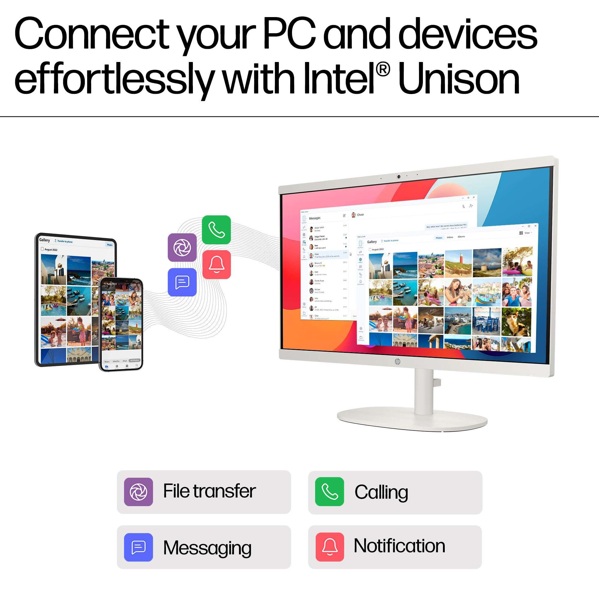 HP All-in-One Desktop Intel® Core™ i3-N300,21.5 inch(54.5cm),FHD,Anti-Glare,8 GB DDR5, 512GB SSD,White Wireless Keyboard and Mouse Combo,White, Windows 11, 4.17kg,22-dg0786in 5