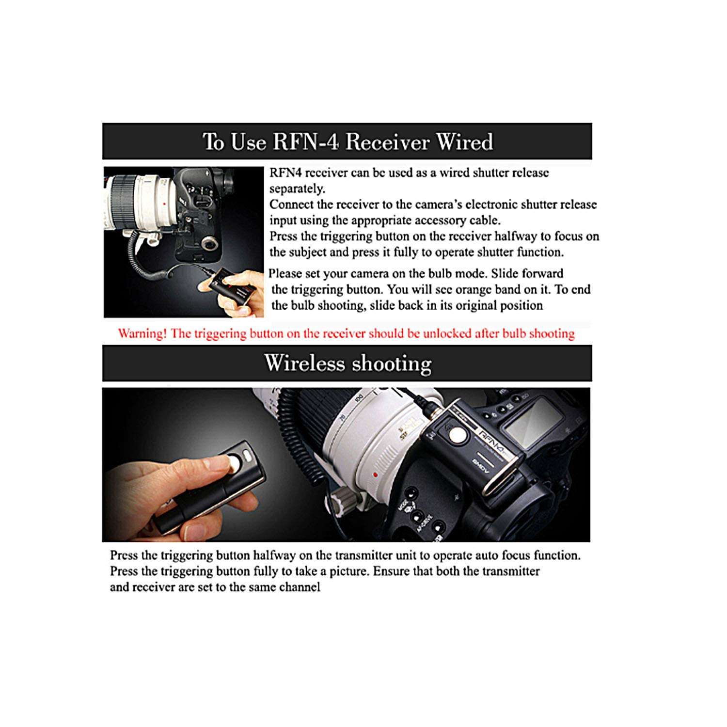 SMDV RFN4 RF-903 Wireless Remote Shutter Release for Nikon, Fuji and Kodak - Receiver 5