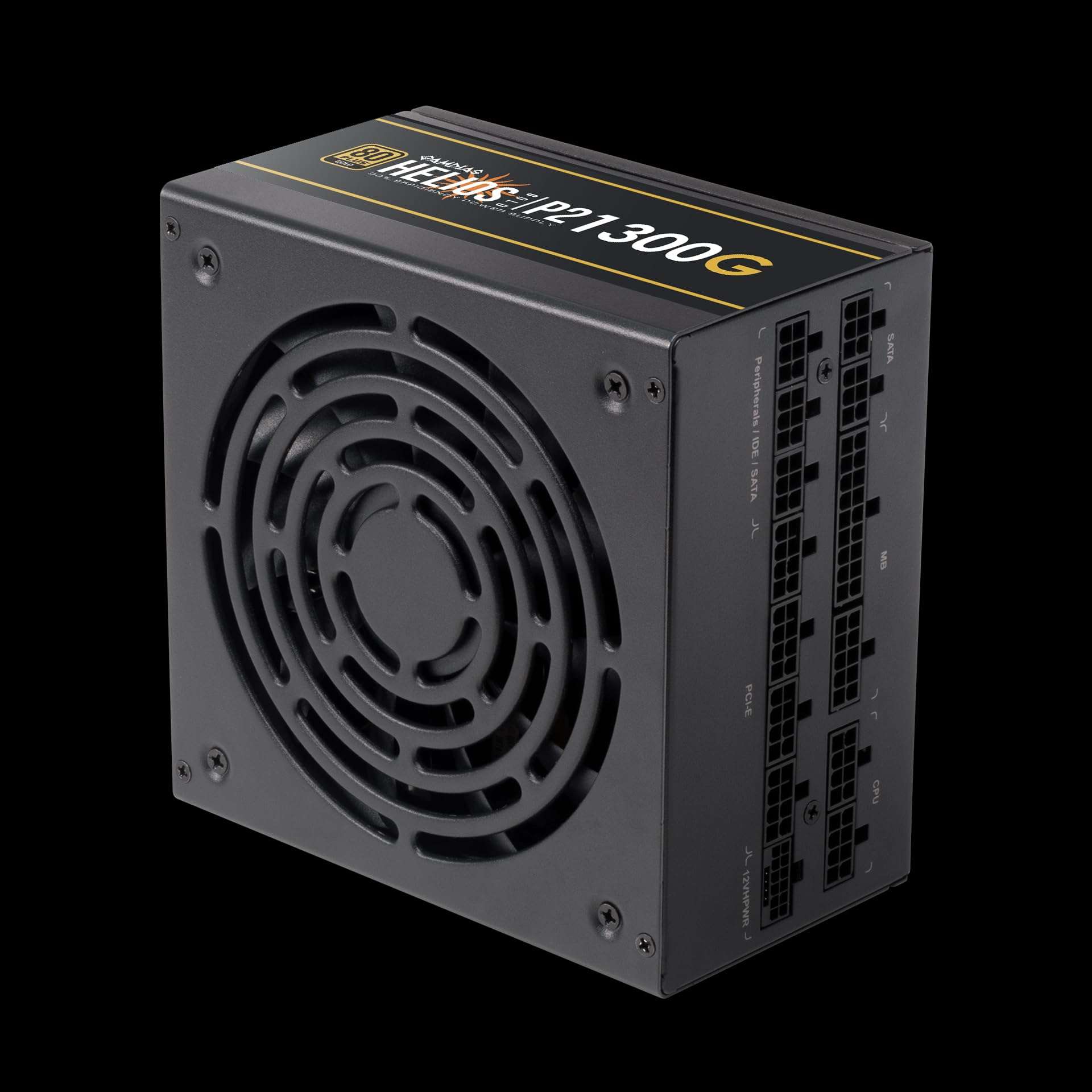 Gamdias 1300G Power Supply | Fully Modular | ATX 3.0 Version| 80 Plus Gold Certified | Japanese Capacitor | 120mm Fan | for RTX 40 Series GPU | 1300 Watt | PCI-E Gen 5.0 Ready 4