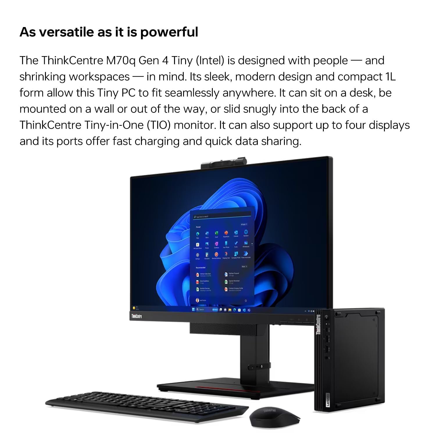 Lenovo Ideacentre AIO 520-24 23.8-Inch Desktop Computer (Intel Core i5-7400T, 8GB Memory, 2TB HDD, Intel HD Graphics 630, Windows 10 Home), F0D1000AUS 5