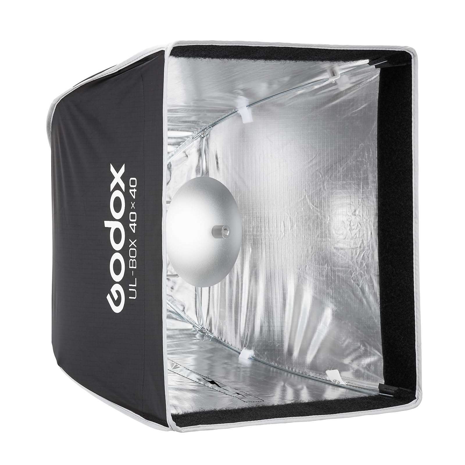 Godox UL Series 16"x16" / 40x40cm Quick Release Ultra-Fold Softbox with Bowens Mount, Compact Mini Square Softbox for Fill Light, Macro & Small Product Photography, Compatible with Godox V1, AD200 6