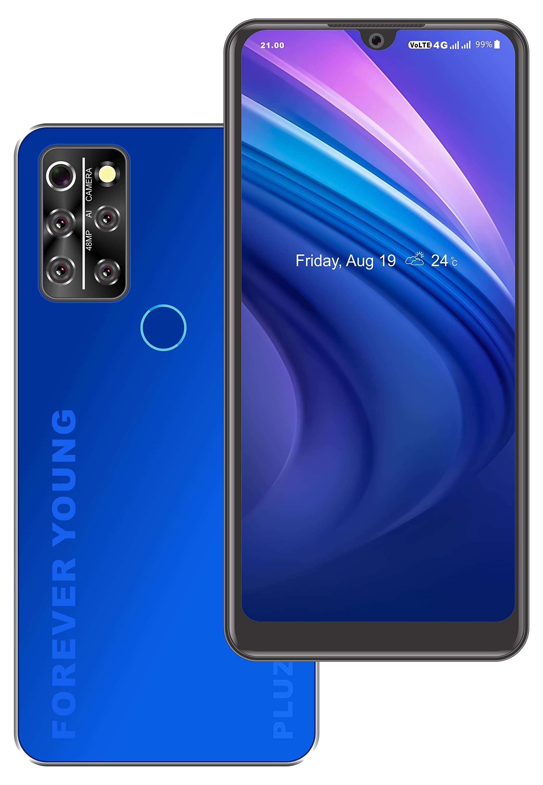 MAPLIN Pluzz P13 4G Volte (8 GB / 256 GB) with 6.3 Inch FHD Smartphone (Blue) 6