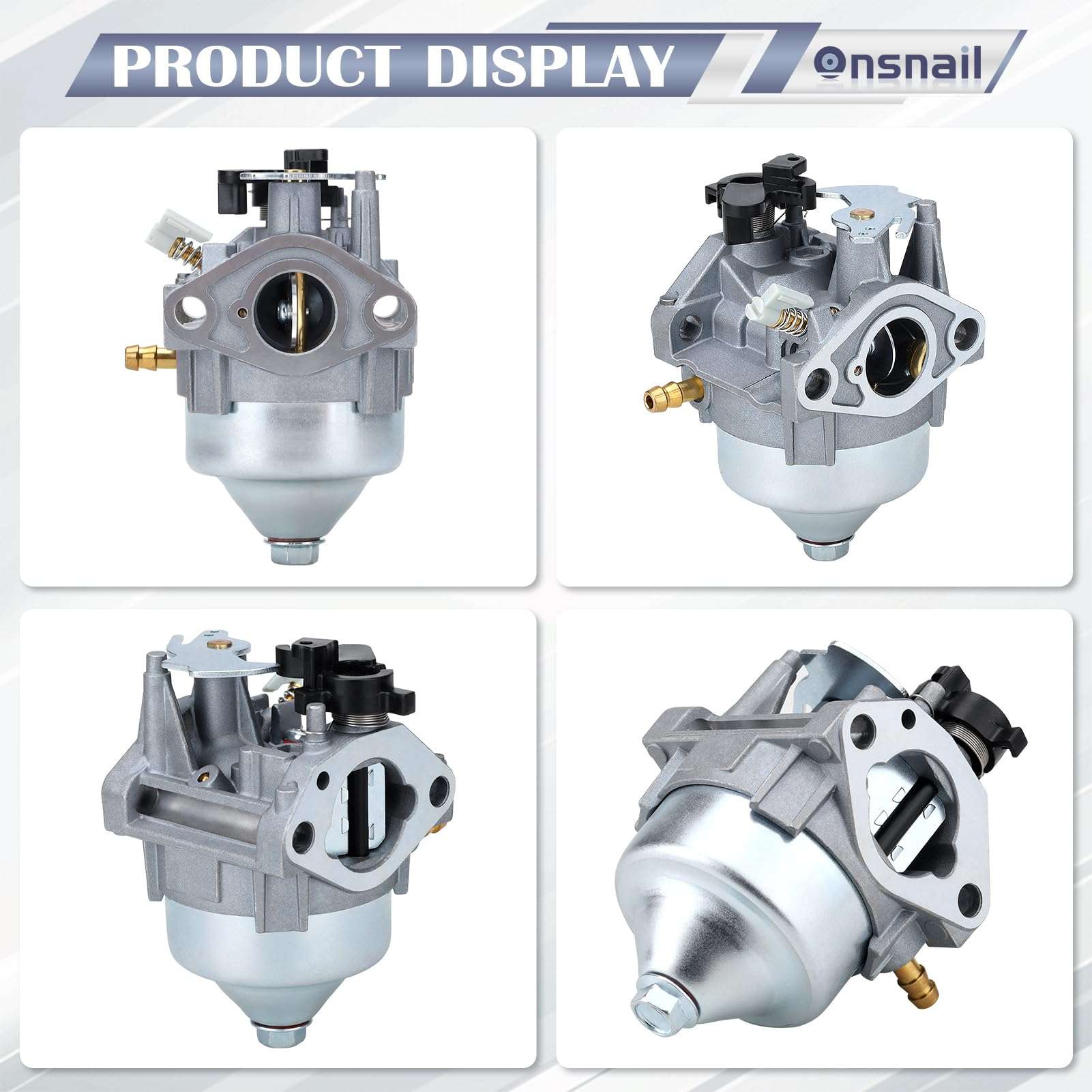 16100-Z9L-811 Carburetor for Honda GCV170LA HRN216 HRX217 Lawn Mower Pressure Washer Replace#16100-Z9M-811 with Air Filter & Gaskets Kit 4