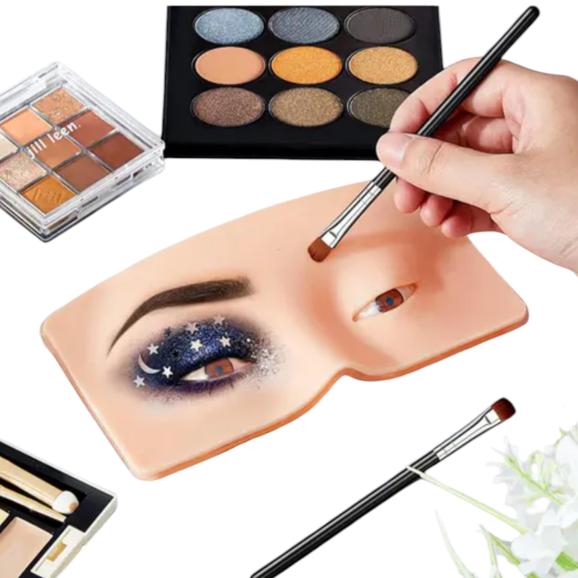 LAVENUST Realistic Microblading Pad - Eye Makeup Practice Tool 1