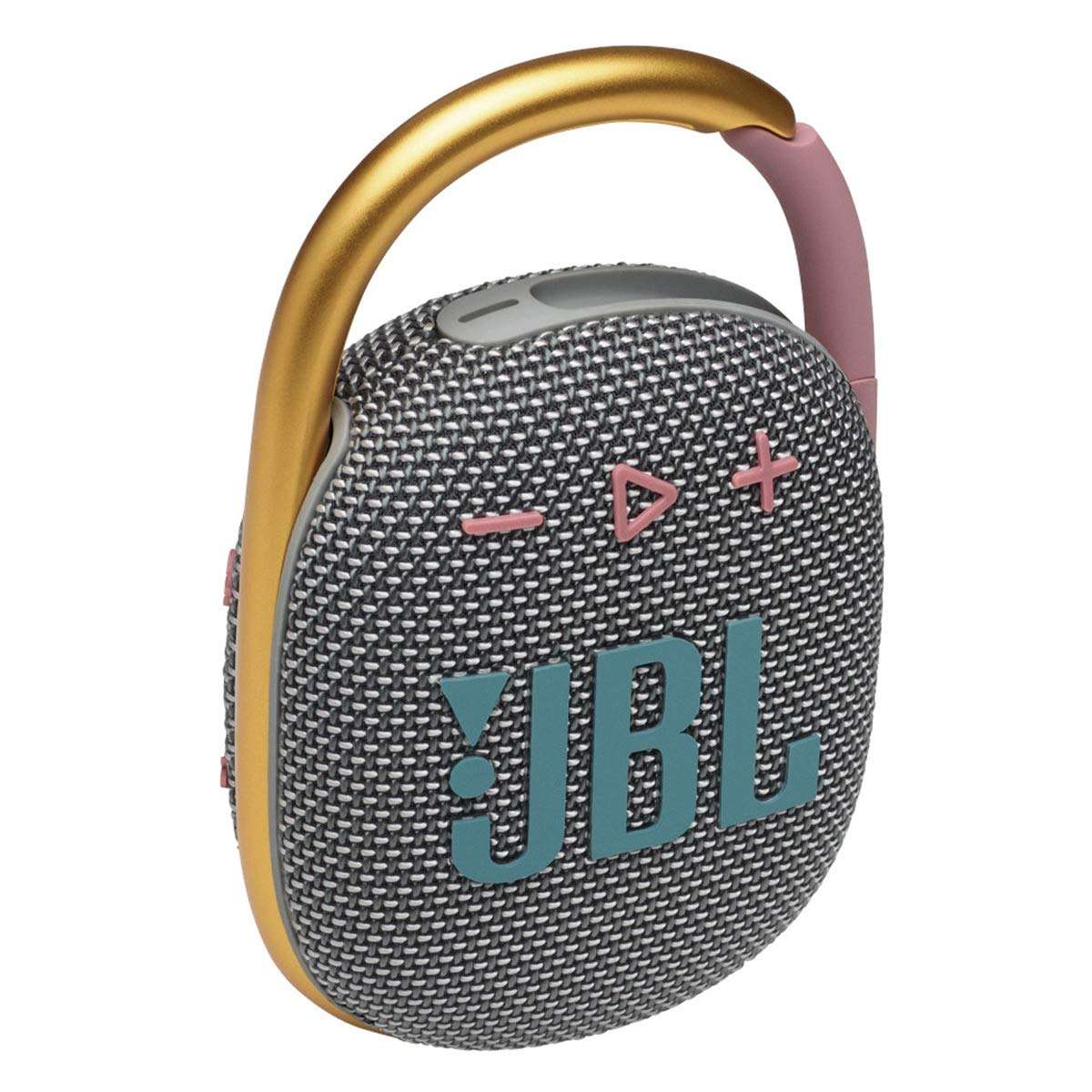 JBL Clip 4 - Portable Mini Bluetooth Speaker, big audio and punchy bass, integrated carabiner, IP67 waterproof and dustproof, 10 hours of playtime, speaker for home, outdoor and travel (Grey) 3