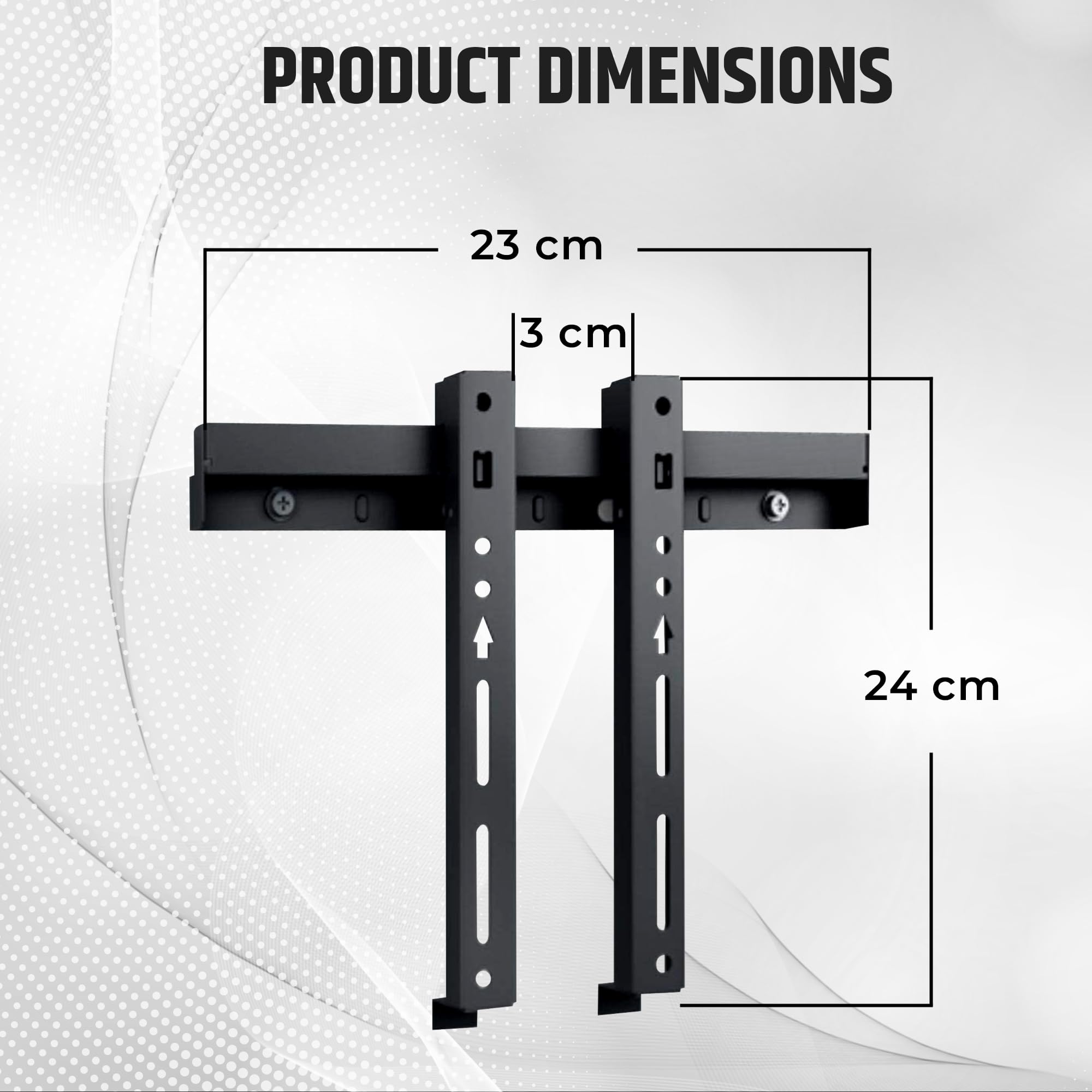 Robustt Heavy Duty TV Wall Mount Bracket for 14 to 32 inch LED/LCD/Smart TV�s (Pack of 1) | VESA Compatibility 100x100mm & 200x200mm 5
