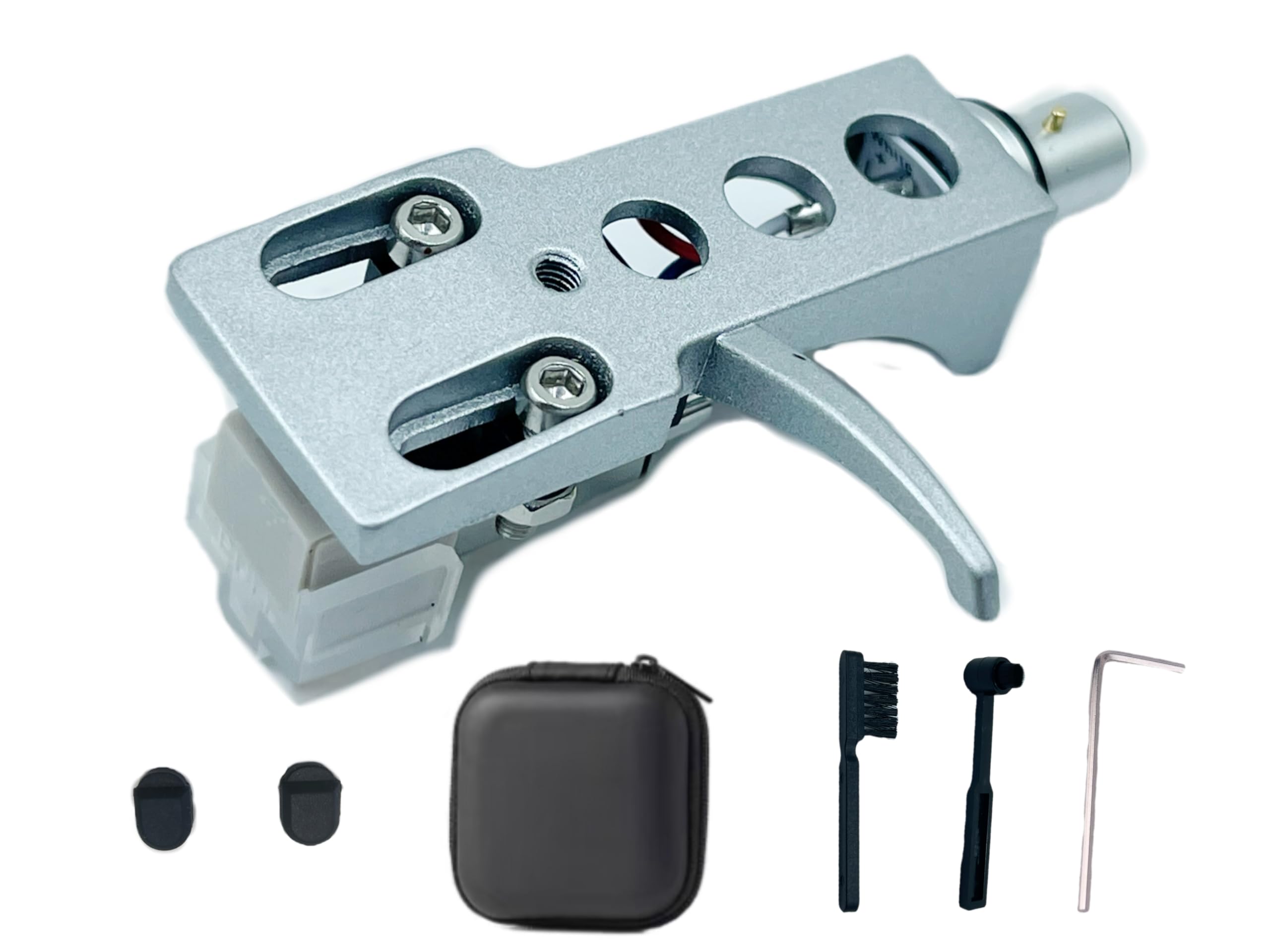 Silver Headshell with AT-3600L Cartridge and Stylus for PLX-1000、PL-518、PL-530、PL-A35、PLX-500、PL-560、PL-200、PL-200、PL-516、PL-255、PL-200X XL-A700、PL-A45D, PL-530 Turntable Cartridge.