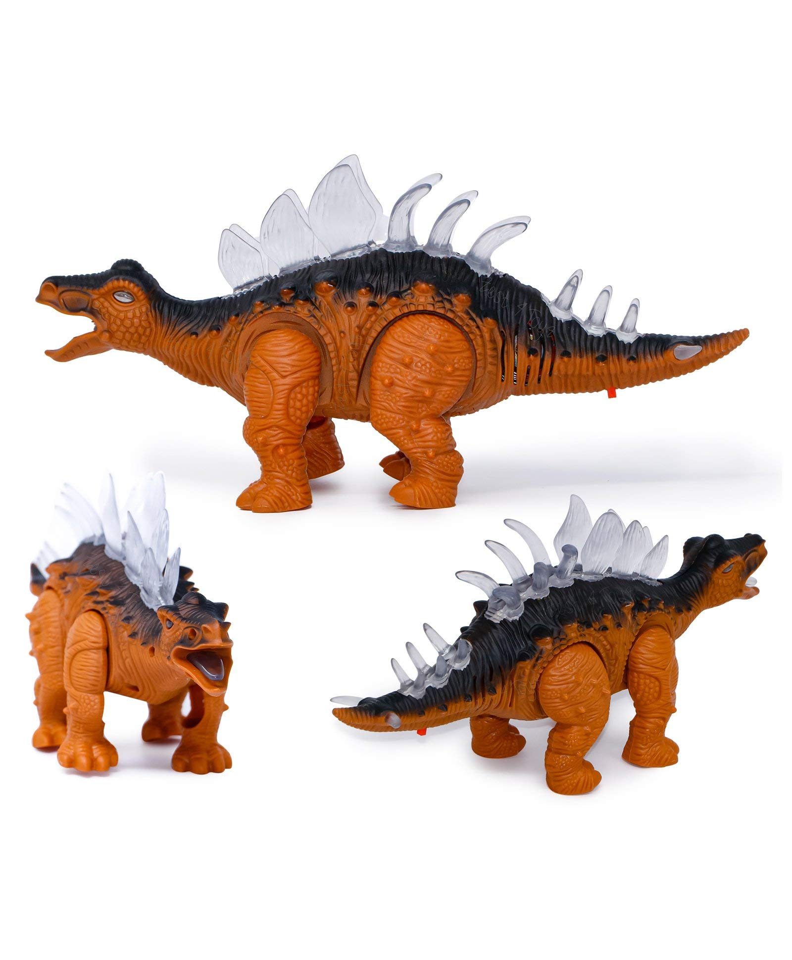 BEAU STUTI Walking/Moving Dinosaur Toy with Flashing Lights and Realistic Dinosaur Sounds Children's Kids Toy – Best one for Dinosaur Lover Kids (Gray Color) 6