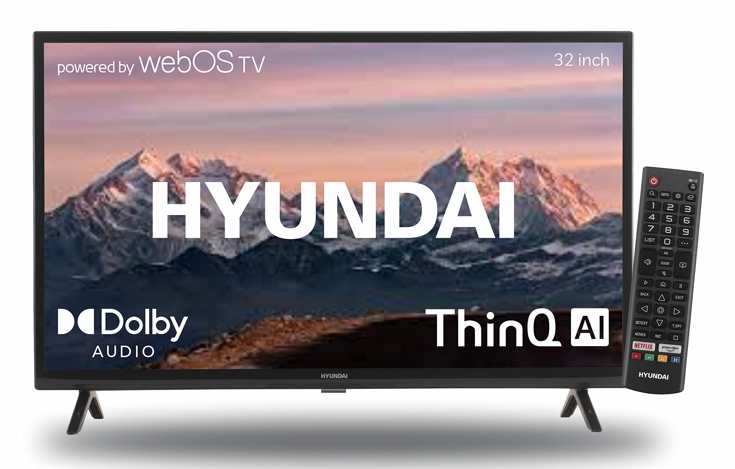 Hyundai 80 cm (32 inches) HD Ready Smart LED TV SMTHY32WSR6YI5 (Black) 1