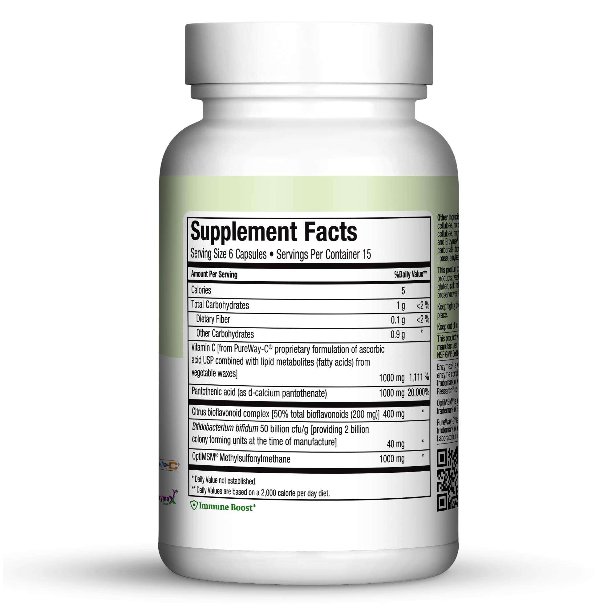 Maxi Health Allergy Support Vitamin C with MSM Sinus & Nasal Health, 90 Count 3