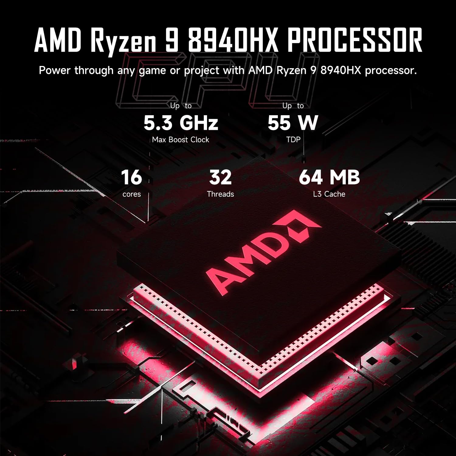 ASUS ROG Strix G16 RTX 5070Ti Pro Gaming Laptop, 16" FHD+ 165Hz, AMD Ryzen 9 8940HX(Beats Intel i9-13900), NVIDIA RTX 5070Ti, 64GB RAM, 1TB SSD, Esports-Ready RGB KB, Bundle with PCO Laptop Cooler 4