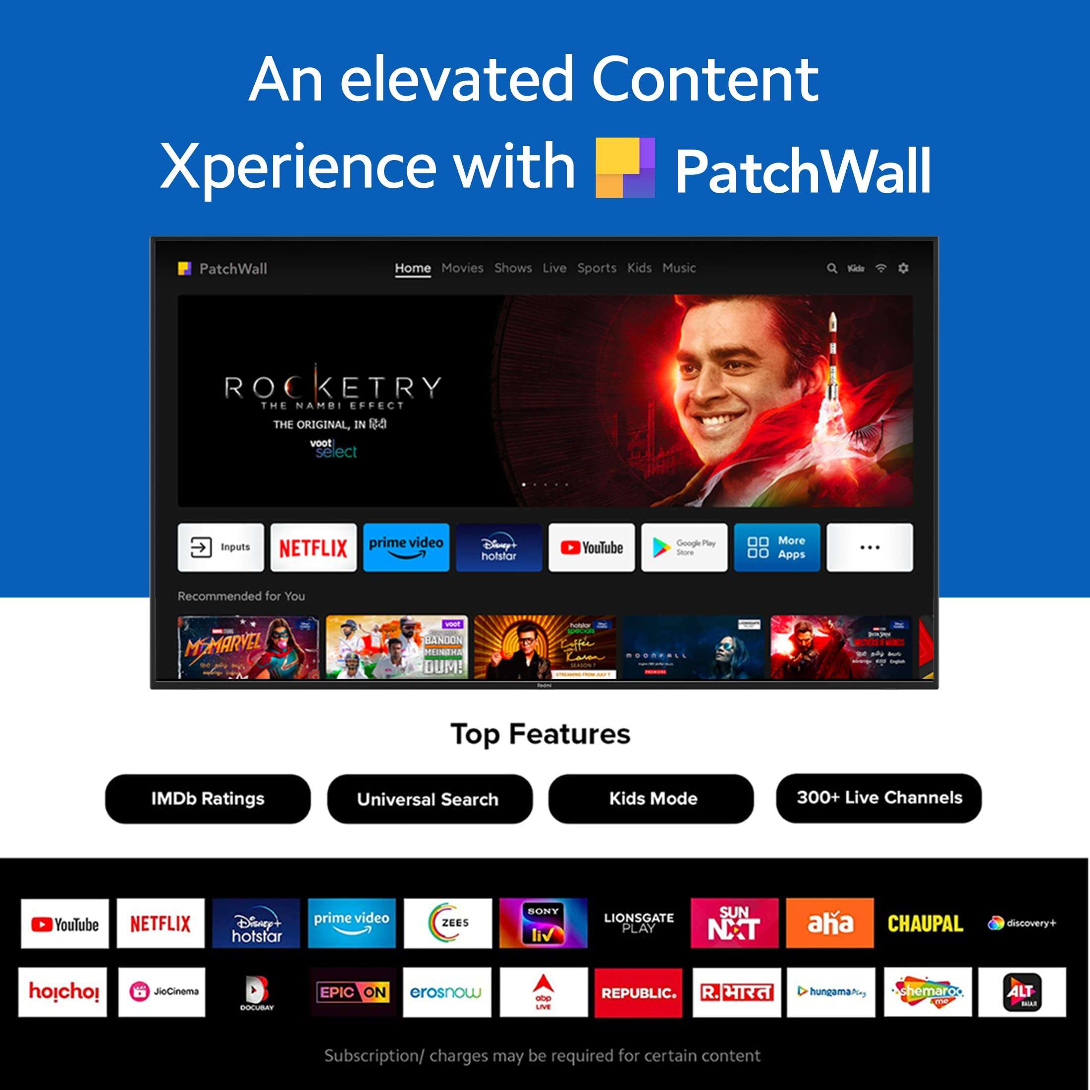 Redmi 164 cm (65 inches) 4K Ultra HD Android Smart LED TV X65 | L65M6-RA (Black) 4