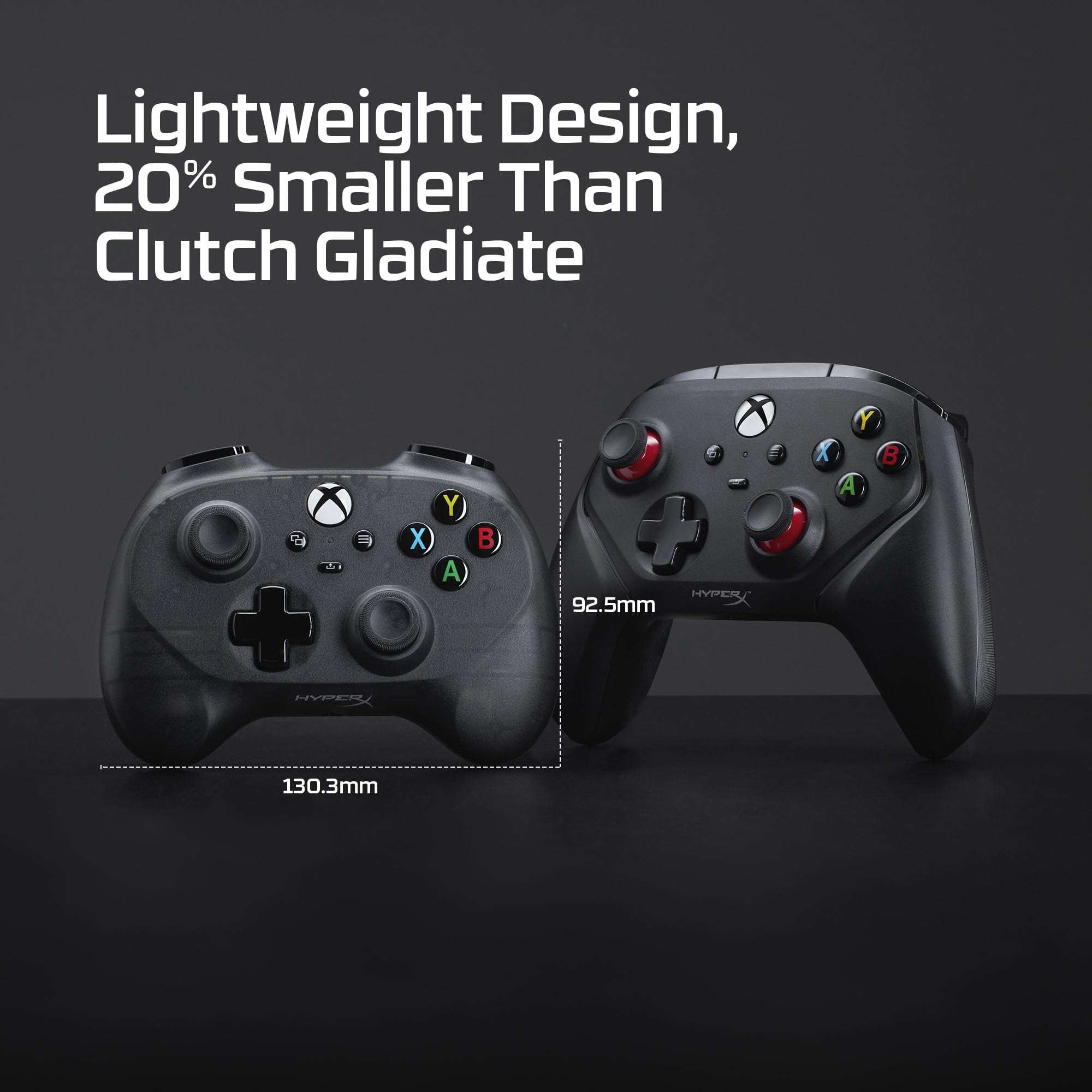 HyperX Clutch Tanto – Mini Wired Gaming Controller for Xbox Series X|S Licensed Compact Full Featured Wired Black 4