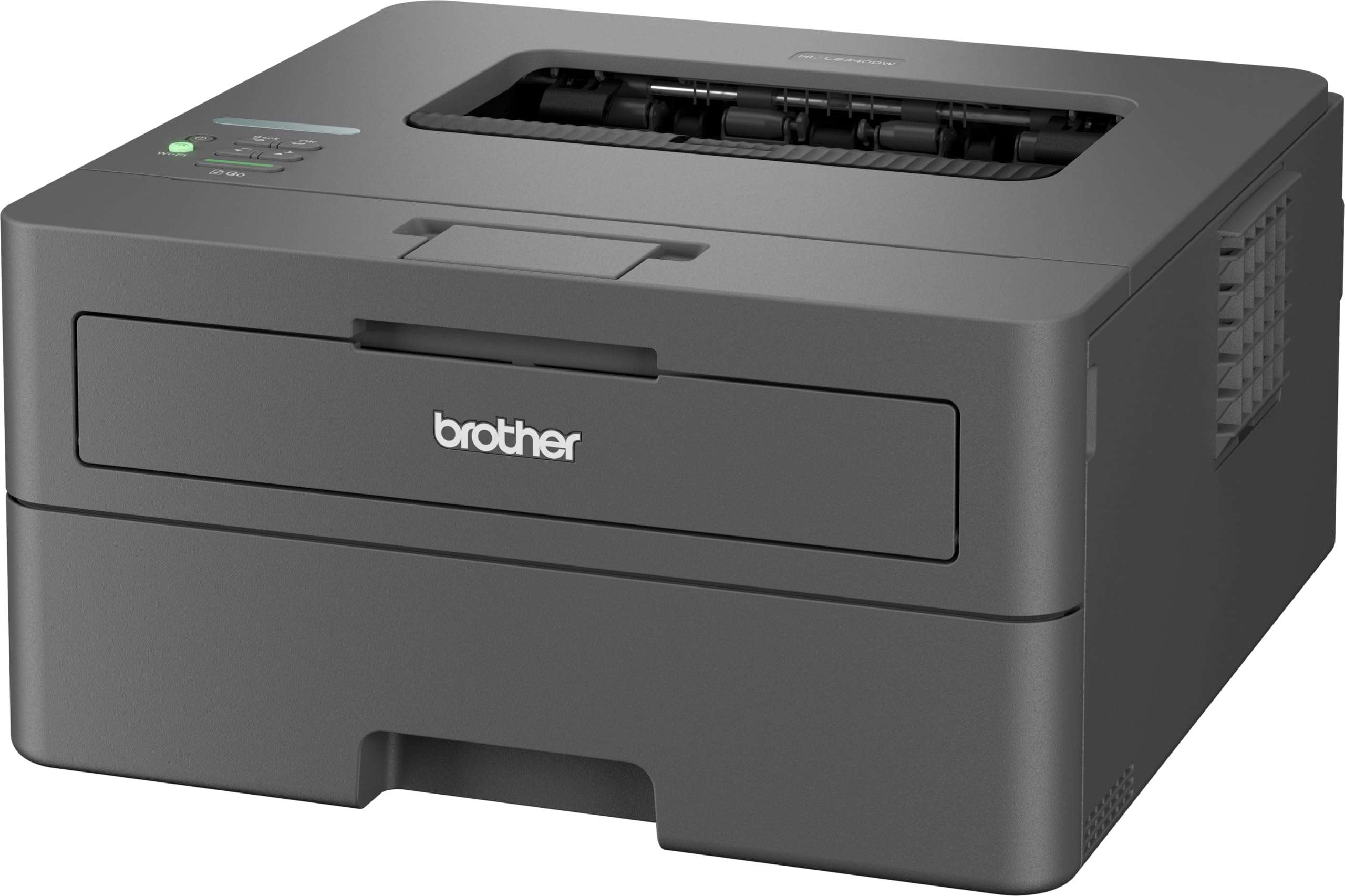 Brother HL-L2440DW (New Launch) Auto Duplex Laser Printer, 30 PPM Print Speed, LCD Display, 64 MB Memory, (WiFi WiFi Direct LAN USB), 250 Sheet Paper Tray, 3000 Pages Inbox Toner, Free Installation 2