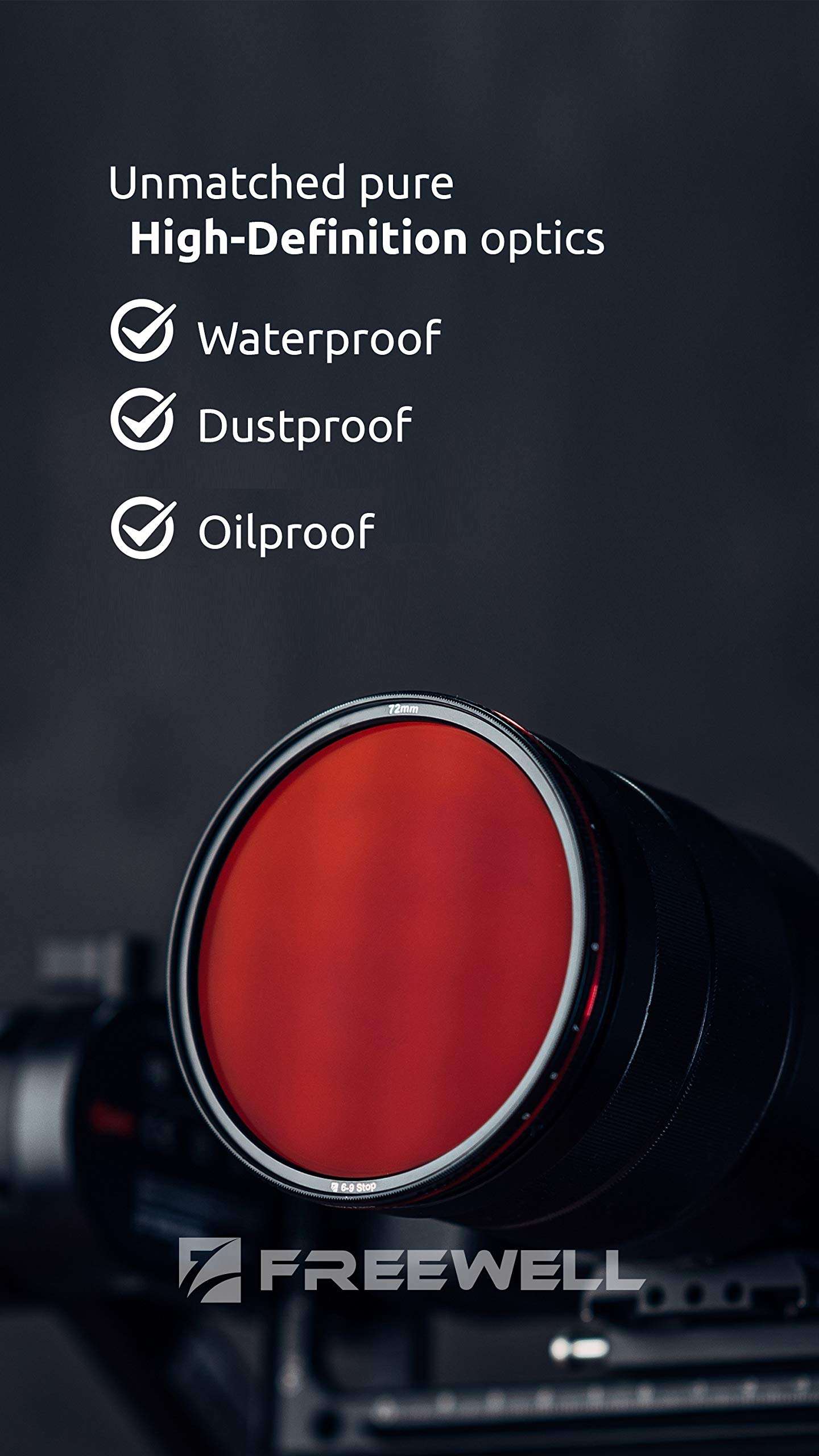 Freewell 77mm Variable ND Filter All Day 2 to 5 Stop & 6 to 9 Stop - 2Pack 3