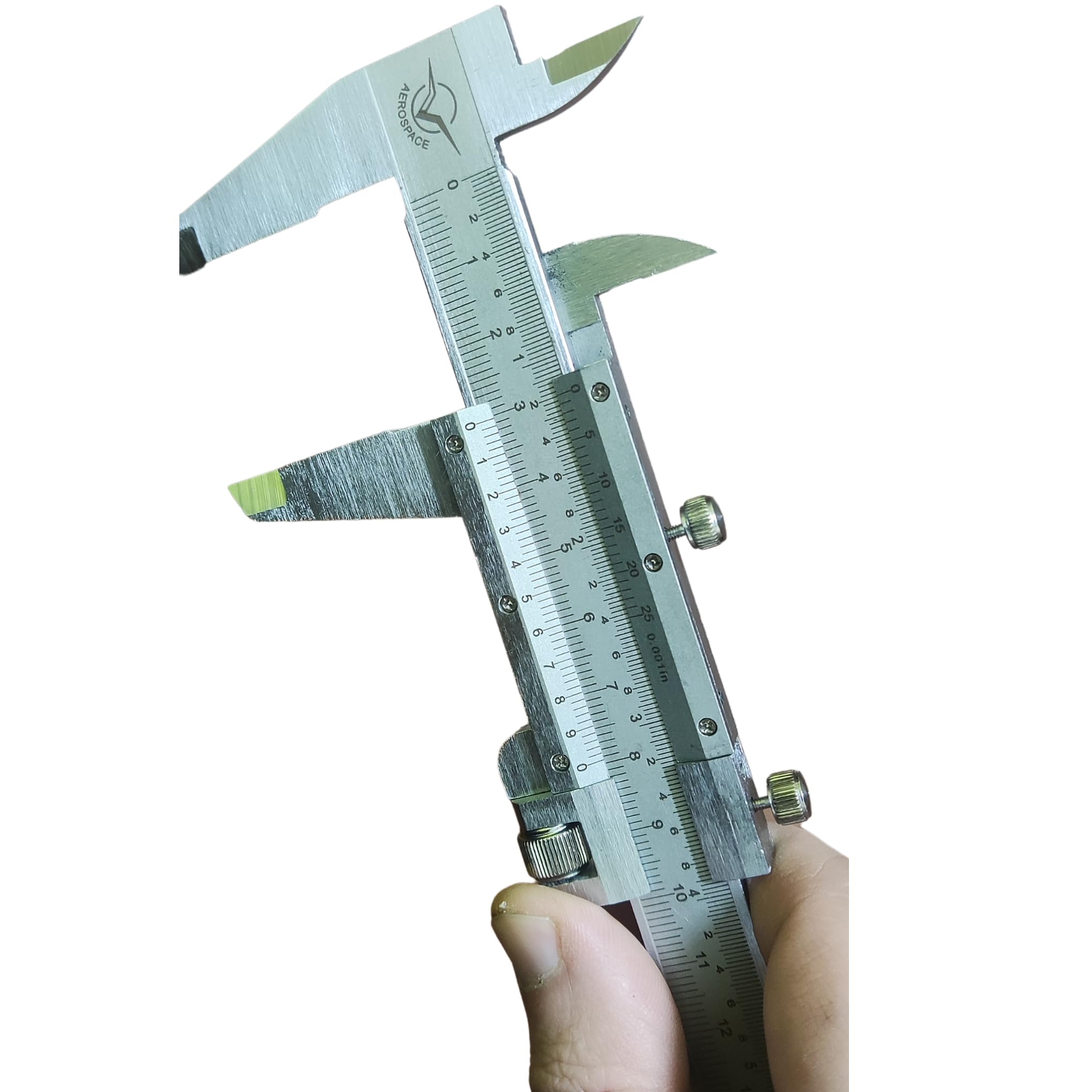 vernier calipers 0-6 in/0-150 mm Stainless Steel Plain/Manual– Precision Caliper Measuring Tool with Dual Screw Locking & Gauge Scale Designed for engineering, machining, woodworking. 4