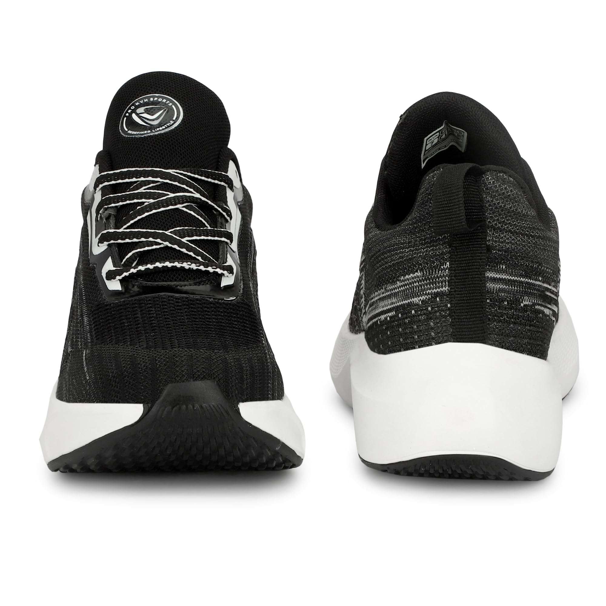 PRO KVH Men's Comfortable Walking Running Tennis Shoes ActiveFloat Athletic Gym Workout Jogging Cushioning Sneakers_Black_09 6