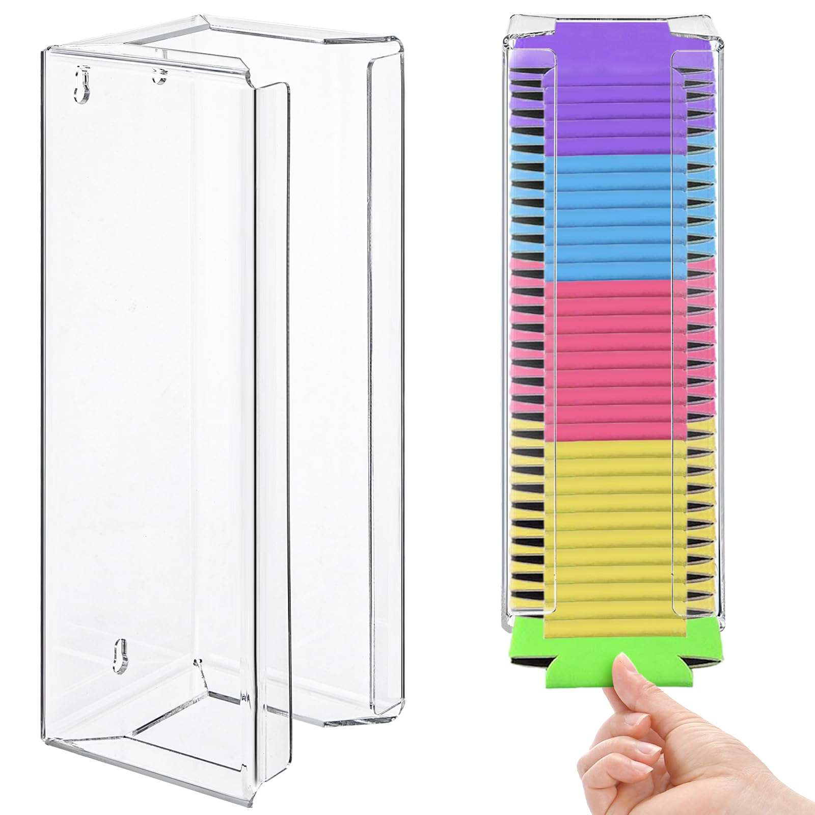 Yesland Magnetic Acrylic Can Cooler Holder, 12" Beer Can Sleeves Storage Organizer, Wall Mounted Can Cooler Dispenser, Gifts for Beer Lovers 1