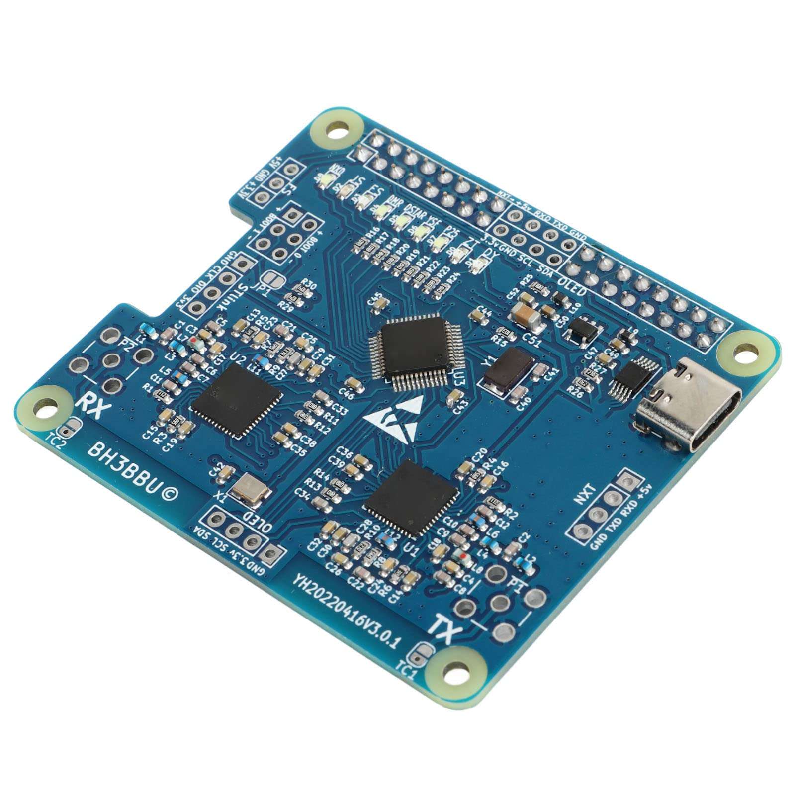 Hilitand Hotspot Board, 20mW Hotspot Board, MMDVM Duplex Hotspot Module Low Heat Support Multi Modes for, Single Board Computers 1