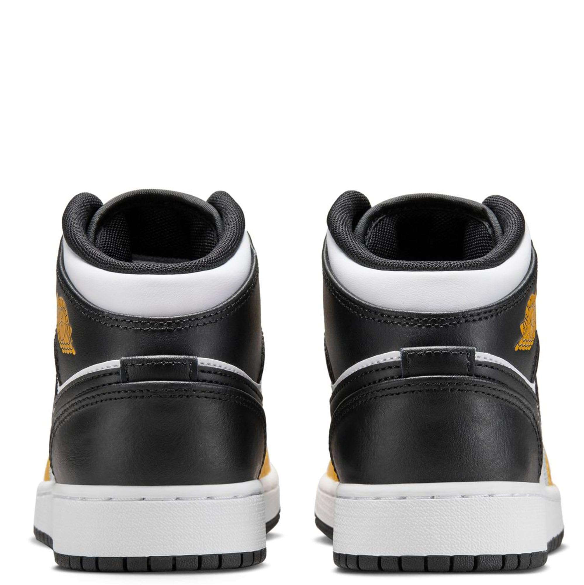 Jordan Big Kid's 1 Mid Yellow Ochre/Black-White (DQ8423 701) - 6.5 5