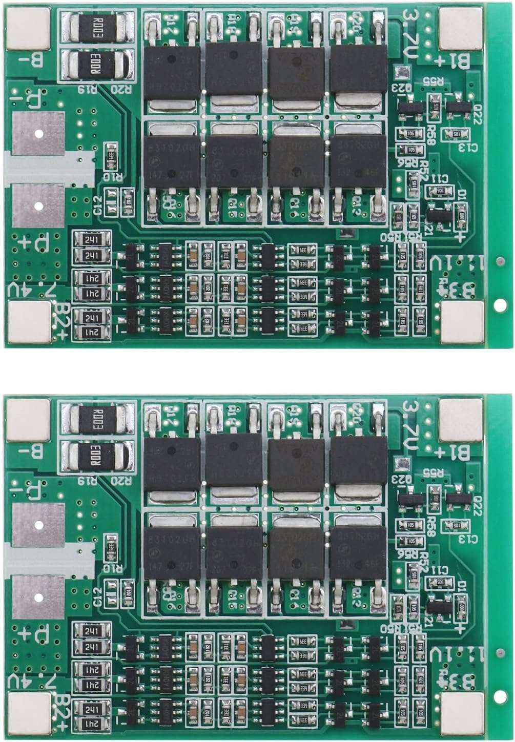 Electrobot 3S 12.6V 40A Lithium Battery Protection Board BMS for 18650 Battery Pack 11.1V 12.6V with Overcharge, Overdischarge, Overcurrent and Short Circuit Protection (Pack of 2 Units) 1
