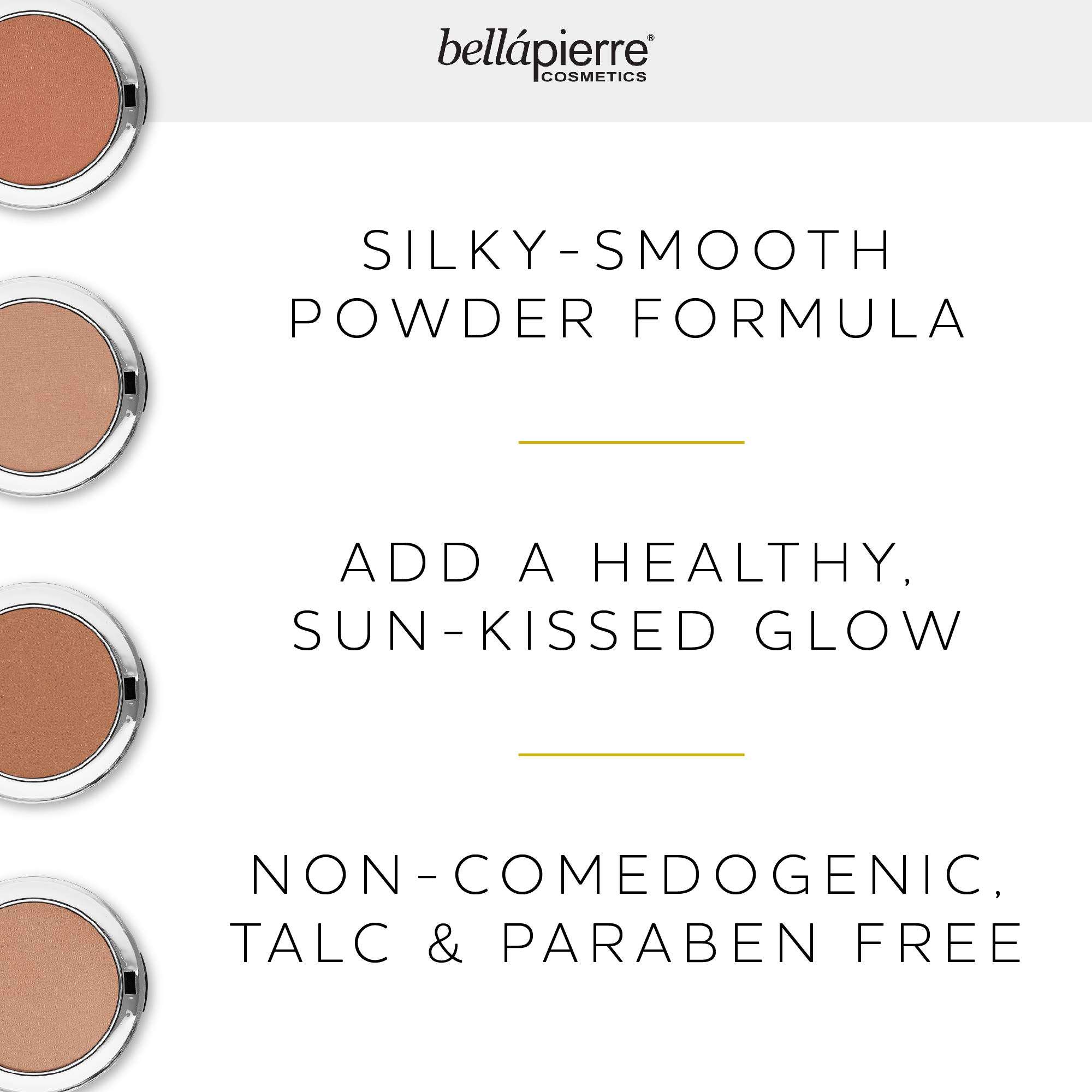 bellapierre Compact Mineral Bronzer | Beautifully Warms for a Sun Kissed Glow | Infused with Nourishing Jojoba | Non-Toxic & Paraben Free Formula - Starshine - 0.3 Oz 5