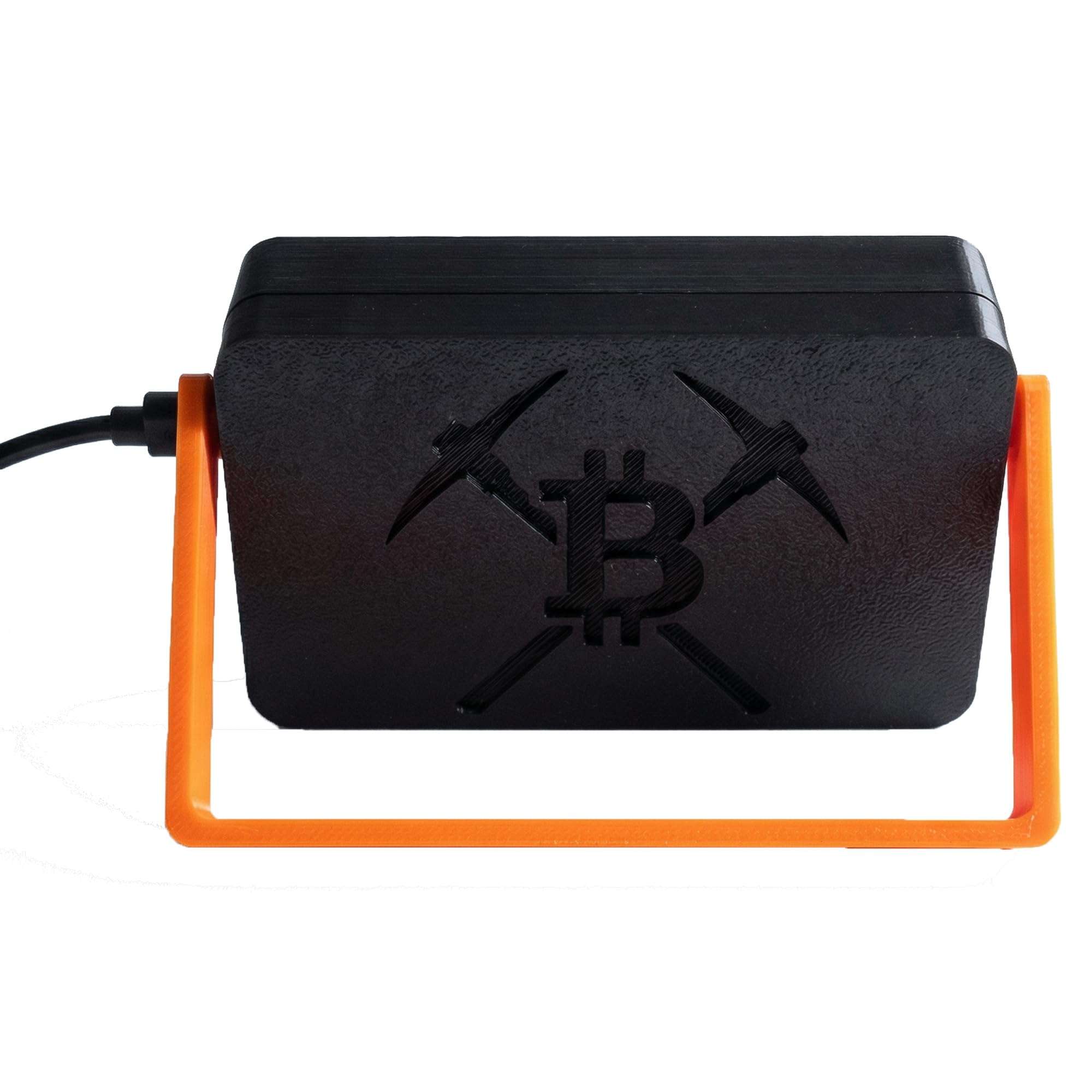 NerdMiner V2 max 350K 2.8in Display BTC Bitcoin Lottery Miner Solo Mining Crypto Mining Hardware BTC Table Gadget, Low Power USB Miner Alternative, Mini BTC Miner for Beginners (Black) 4