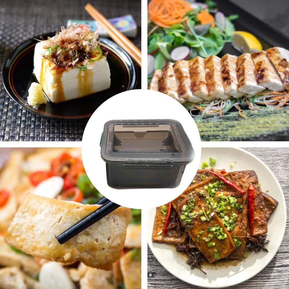 tofu Tofu press HEITIGN 17 * 15 * 10 Tofu Press Remove Water from Tofu Kitchen Tofu for Home Gadget Dishwasher 4