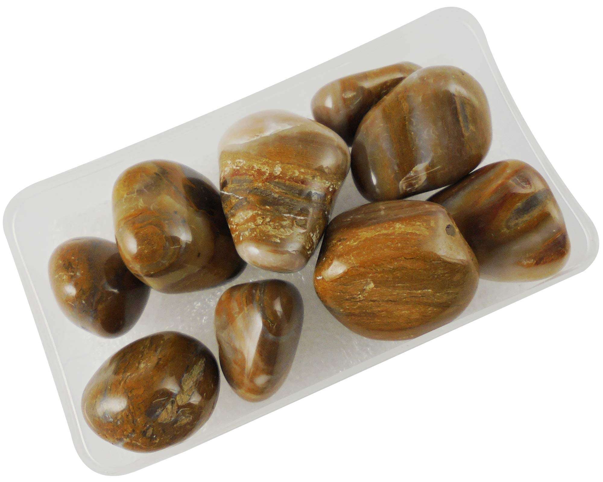 eshoppee 100 gm Camel Agate Stone Tumble Gemstone Tumble 1