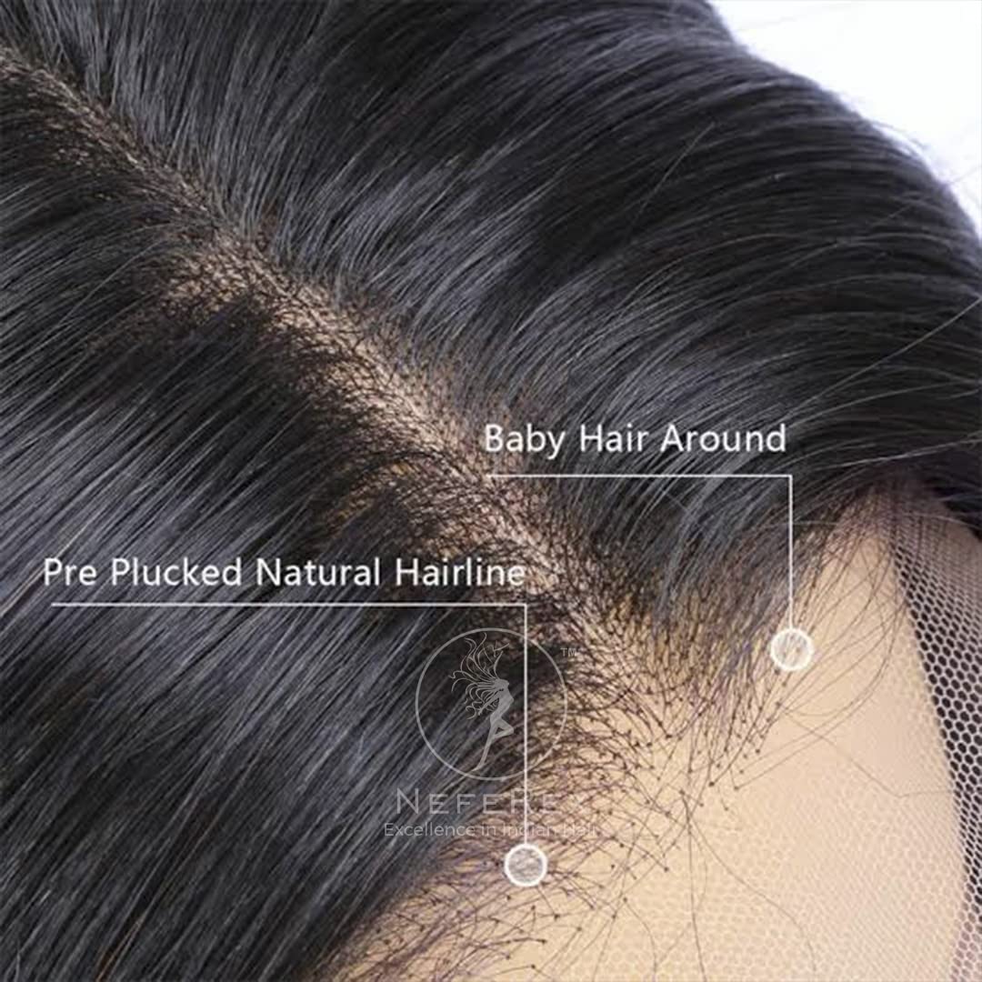 TOPPERS LACE -5X5 16 INCHES (NATURAL BLACK) 4