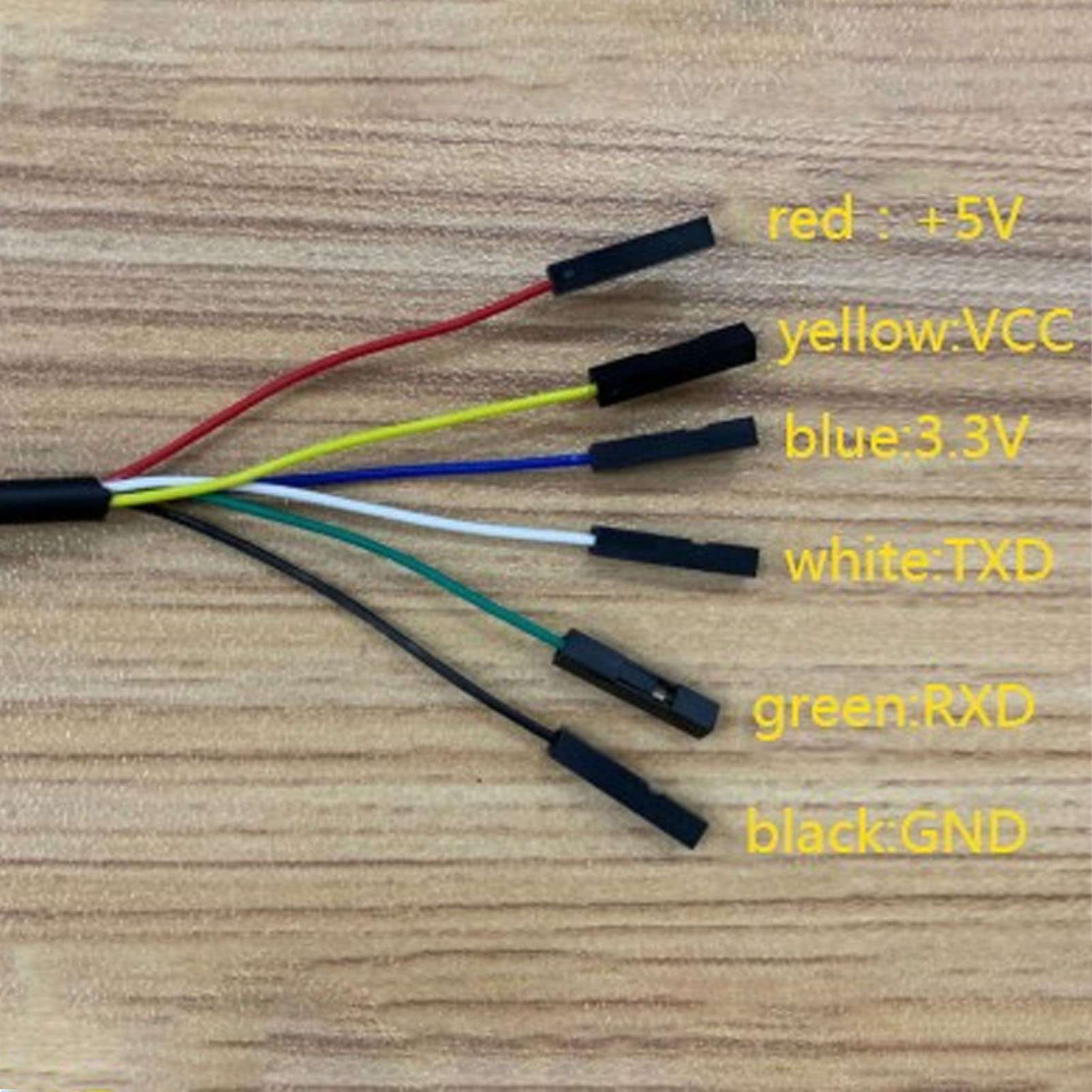 Zunate USB to TTL Serial Cable, 50bps to 2Mbps, Selection, 3 Color Indicators, ABS Material, Compatible with Satellite Set Top Box, Router, Hard Disk 6