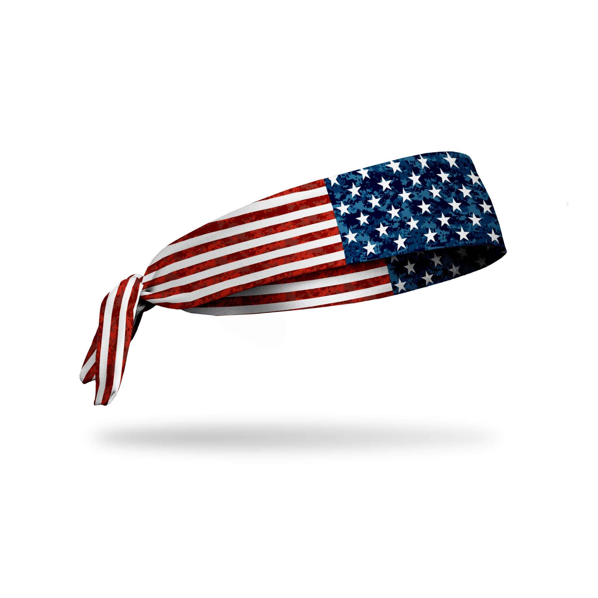 JUNK Brands Pro Sport Honor Americana Collection Flex Tie Headband, Red/White/Blue 4