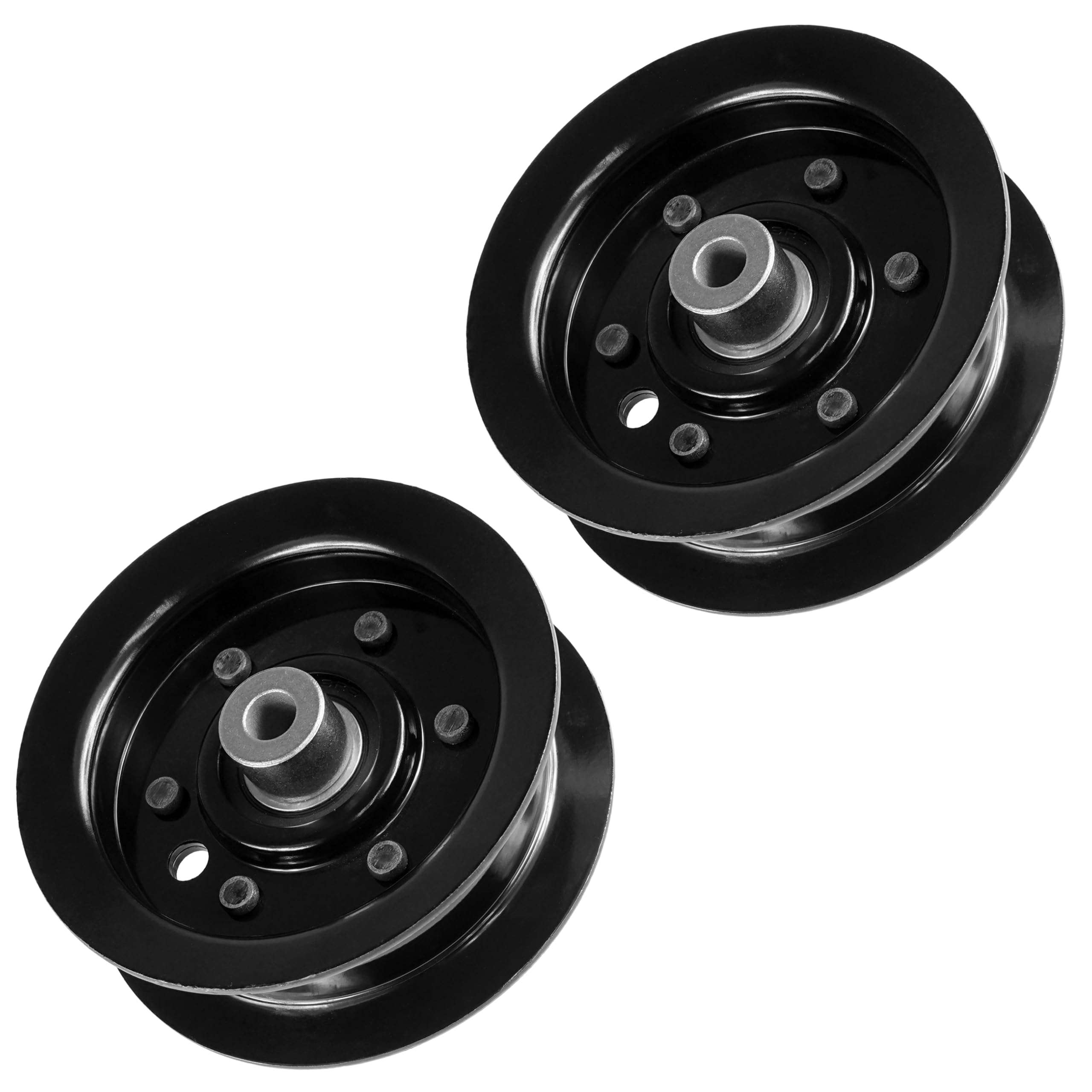 Caltric 2 Flat Idler Pulley Compatible with Toro Z420 Z4200 Z4235 ZS4200 42" Deck 132-9420 1329420 1