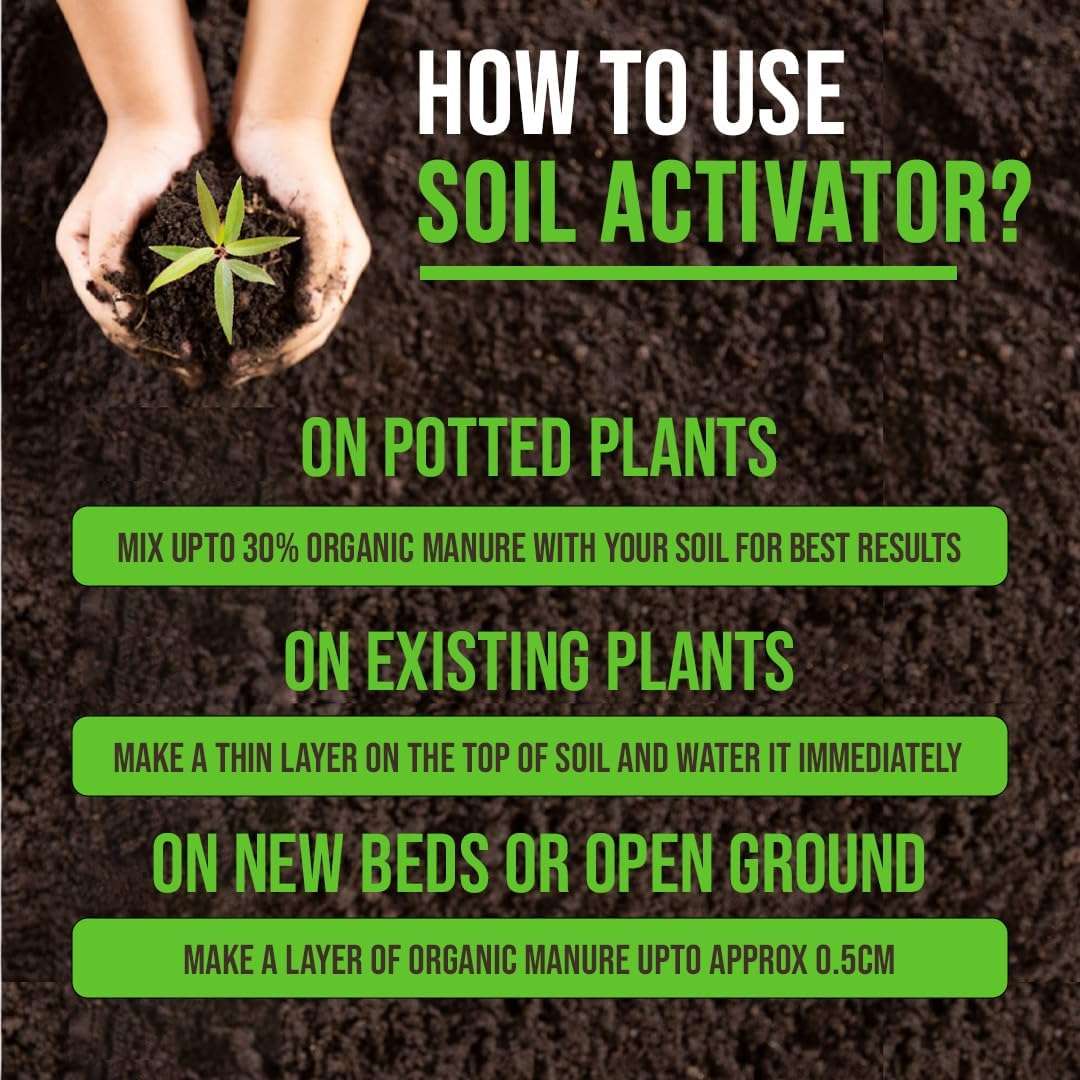 SJ Organics Soil Activator 5 KG Home gardening pack | Organic Manure for Plants (5 kg (Pack of 1)) 3