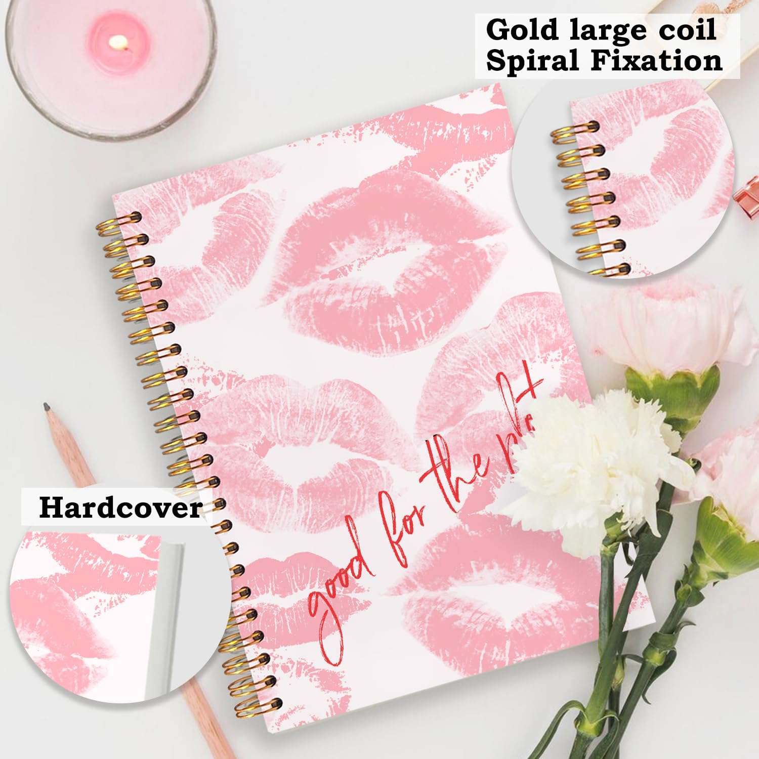 SNNDER Subject Notebooks, notebook for work, teacher, workers, gift for women, 131 4