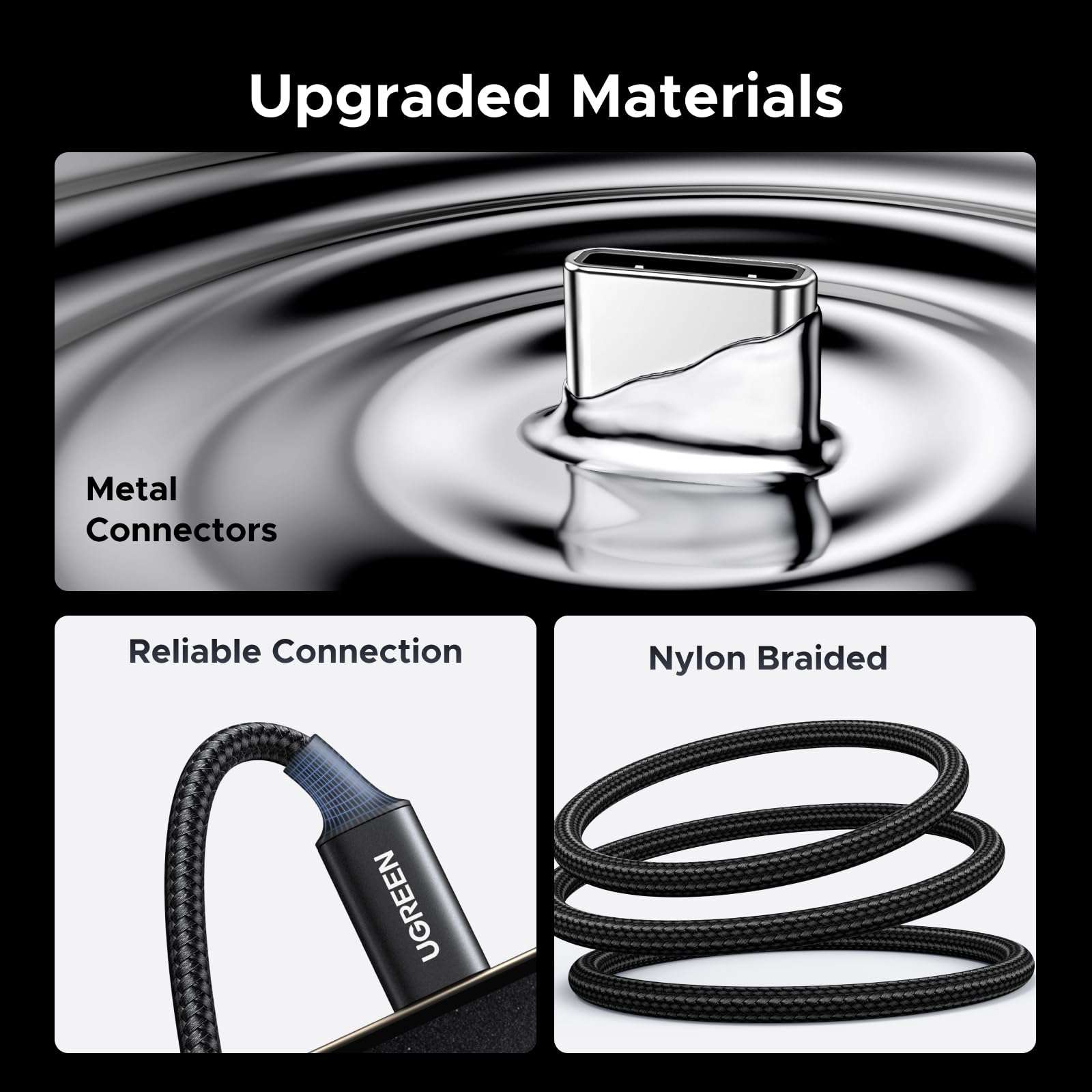 UGREEN Aux to USB C Type C to 3.5mm Audio Adapter Hi-Res 32bit/384KHz Stereo Cord Headphone Male Car Auxiliary Cable Compatible with iPhone 16 15 Pro Max Plus, Galaxy S25 S24 Ultra iPad Pixel 9, 6.6FT 6