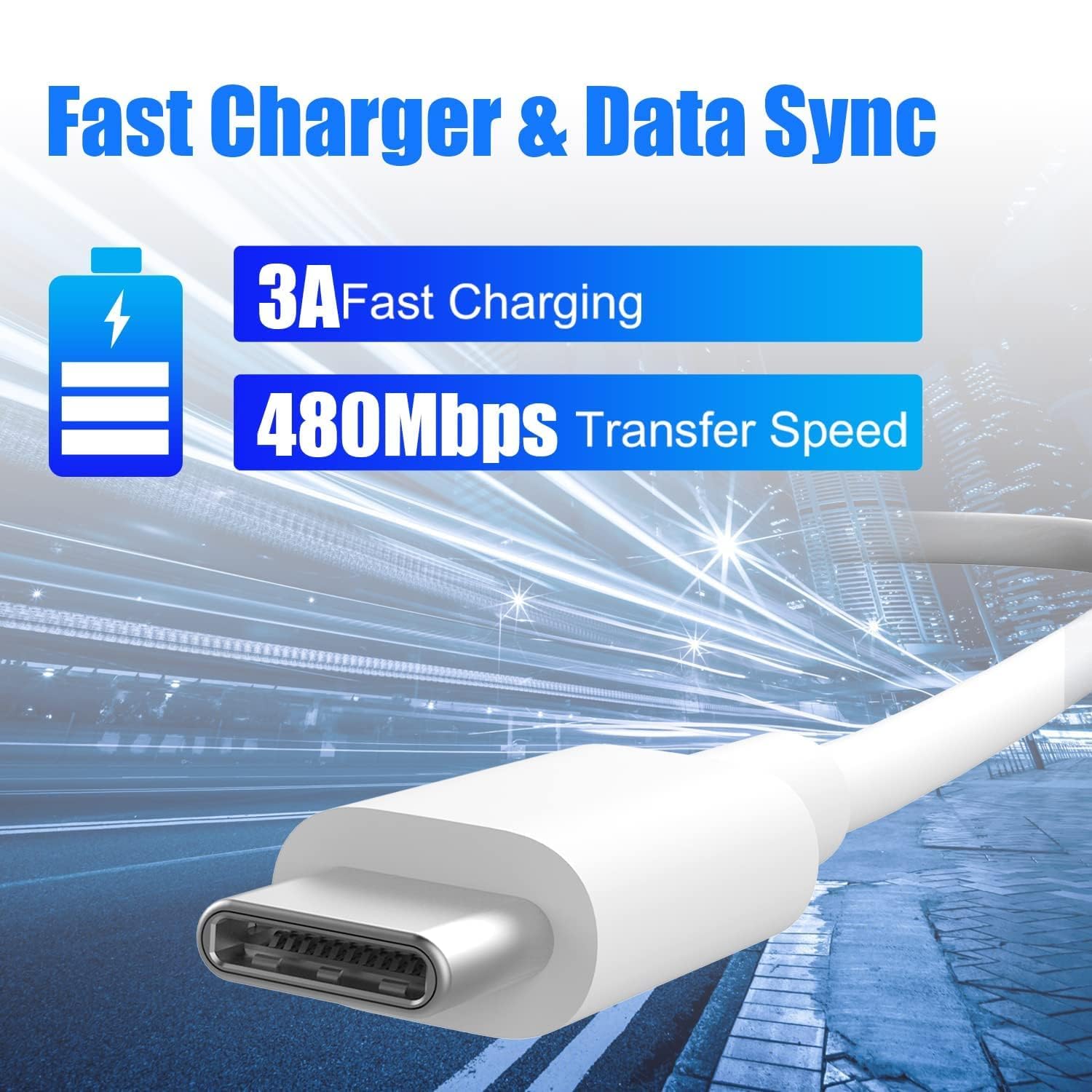 Samsung Superfast Original 25W Type C to C Charging Cable High Speed Data Transfer Compatible with Samsung M35/M15/F15/A15/A14/M14/F14/M34/F34/A34/A54/S21 Fe/S22/S23/S24/S25Plus Ultra,Tablet-White 4